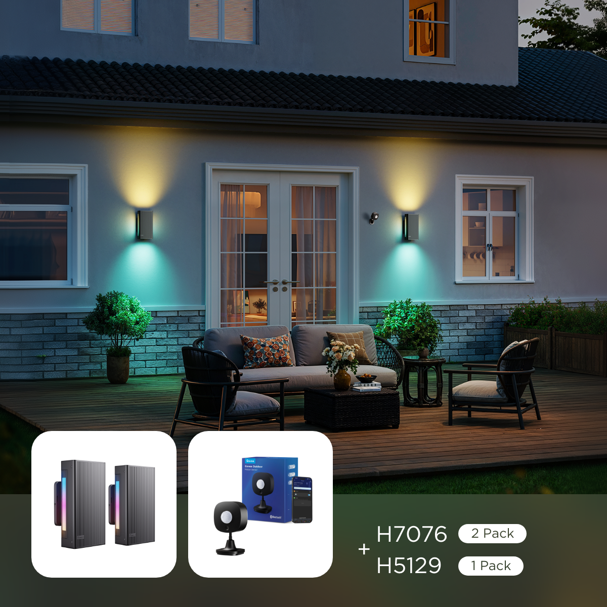 Govee Outdoor UpDown Wall Light