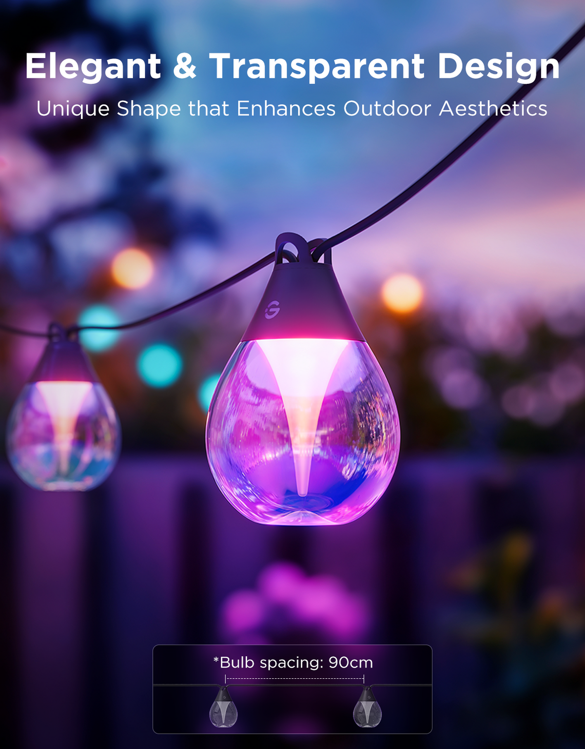Govee Outdoor Clear Bulb String Lights