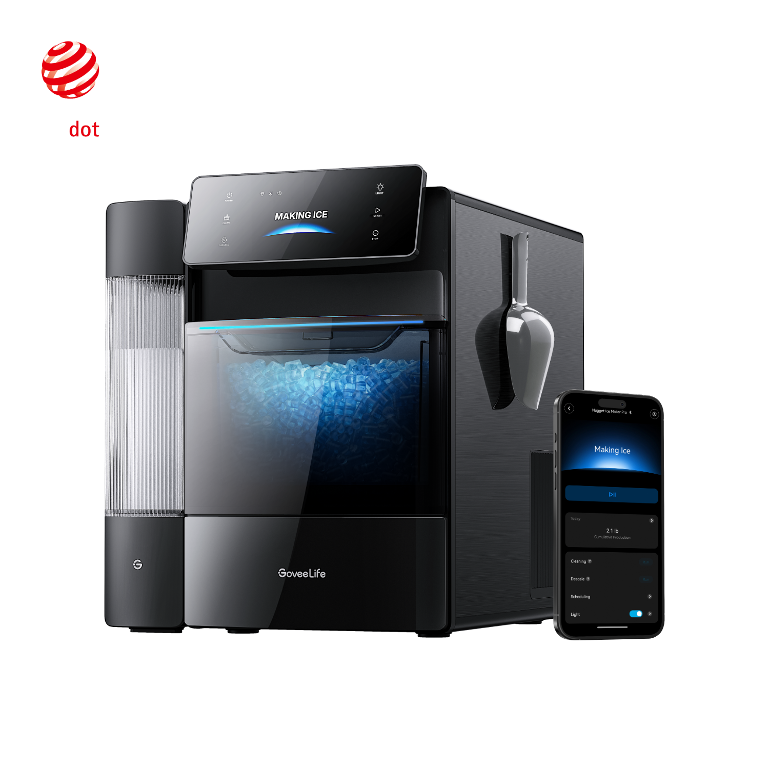 GoveeLife Smart Nugget Ice Maker Pro