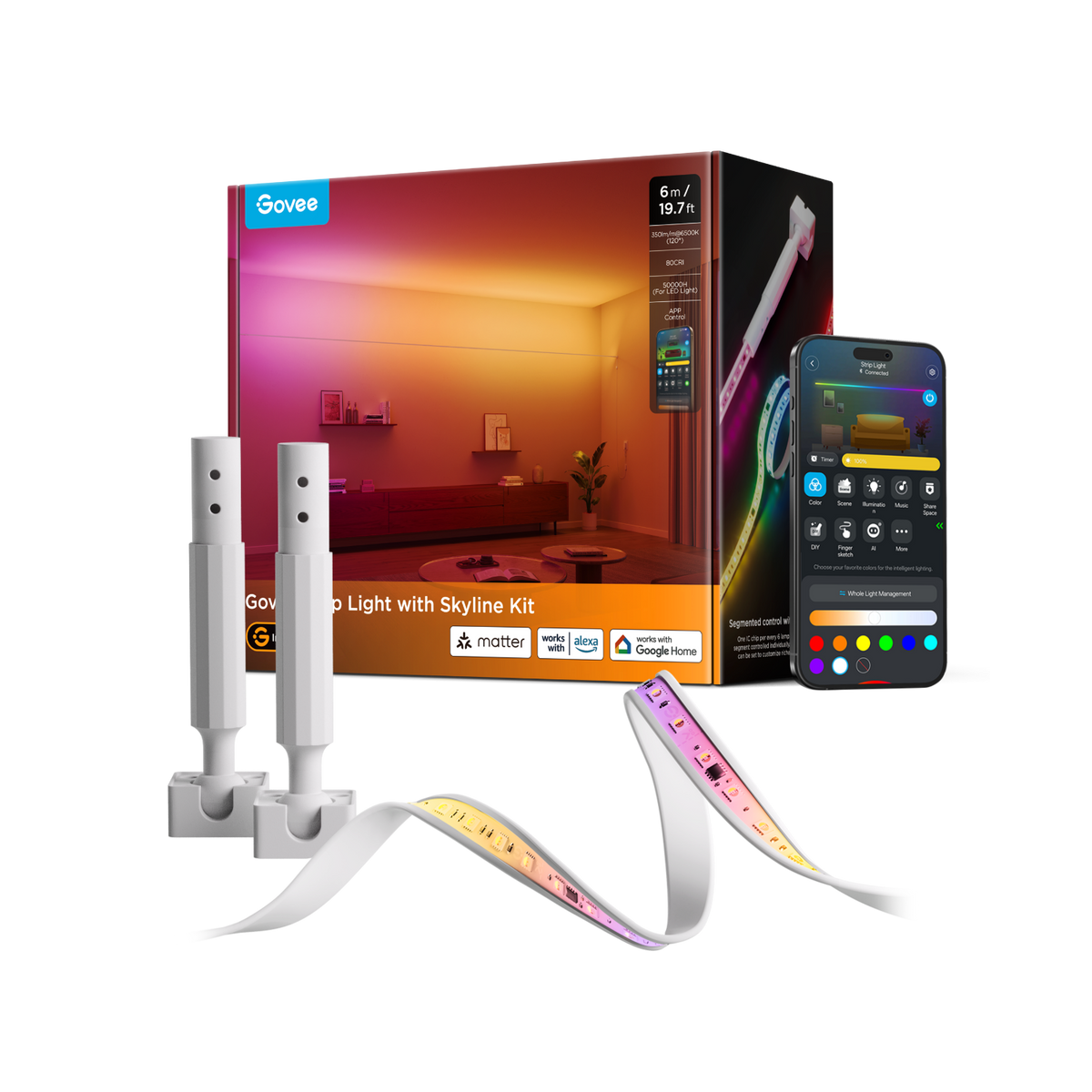 Govee Strip Light with Skyline Kit