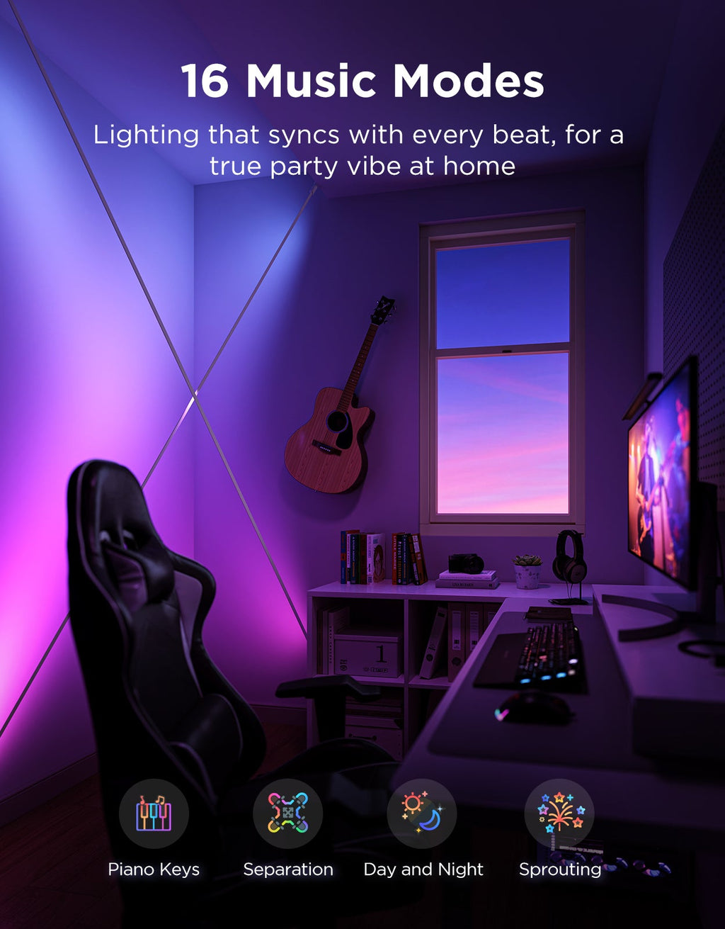 Govee Strip Light with Skyline Kit