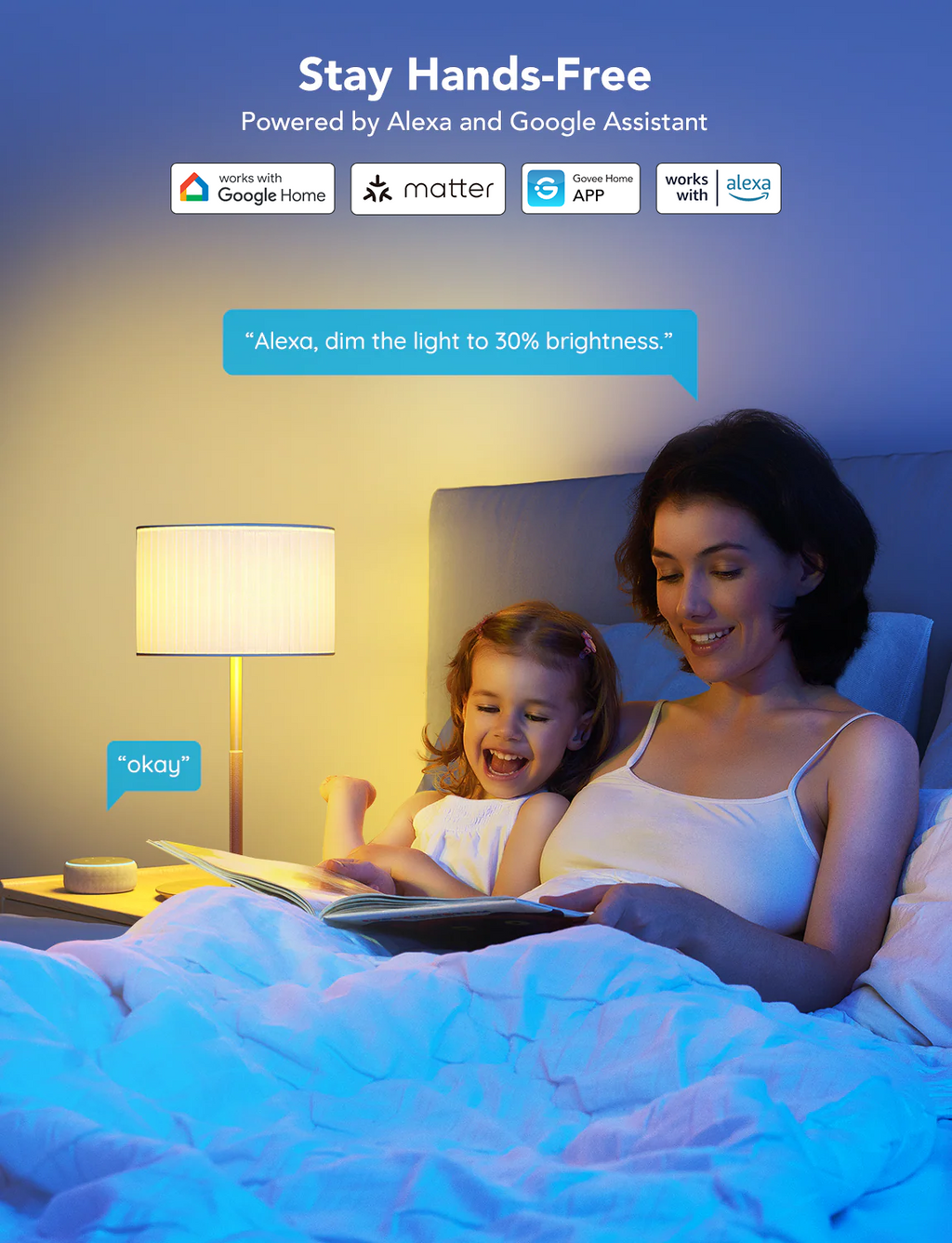 Govee A19 Smart RGBWW Bulbs E26 1200lm