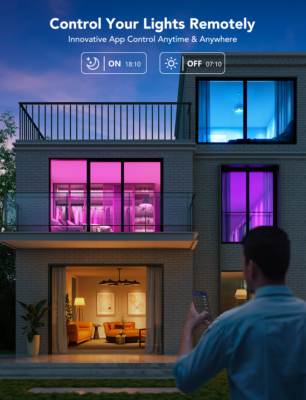 Govee A19 Smart RGBWW Bulbs E26 1200lm