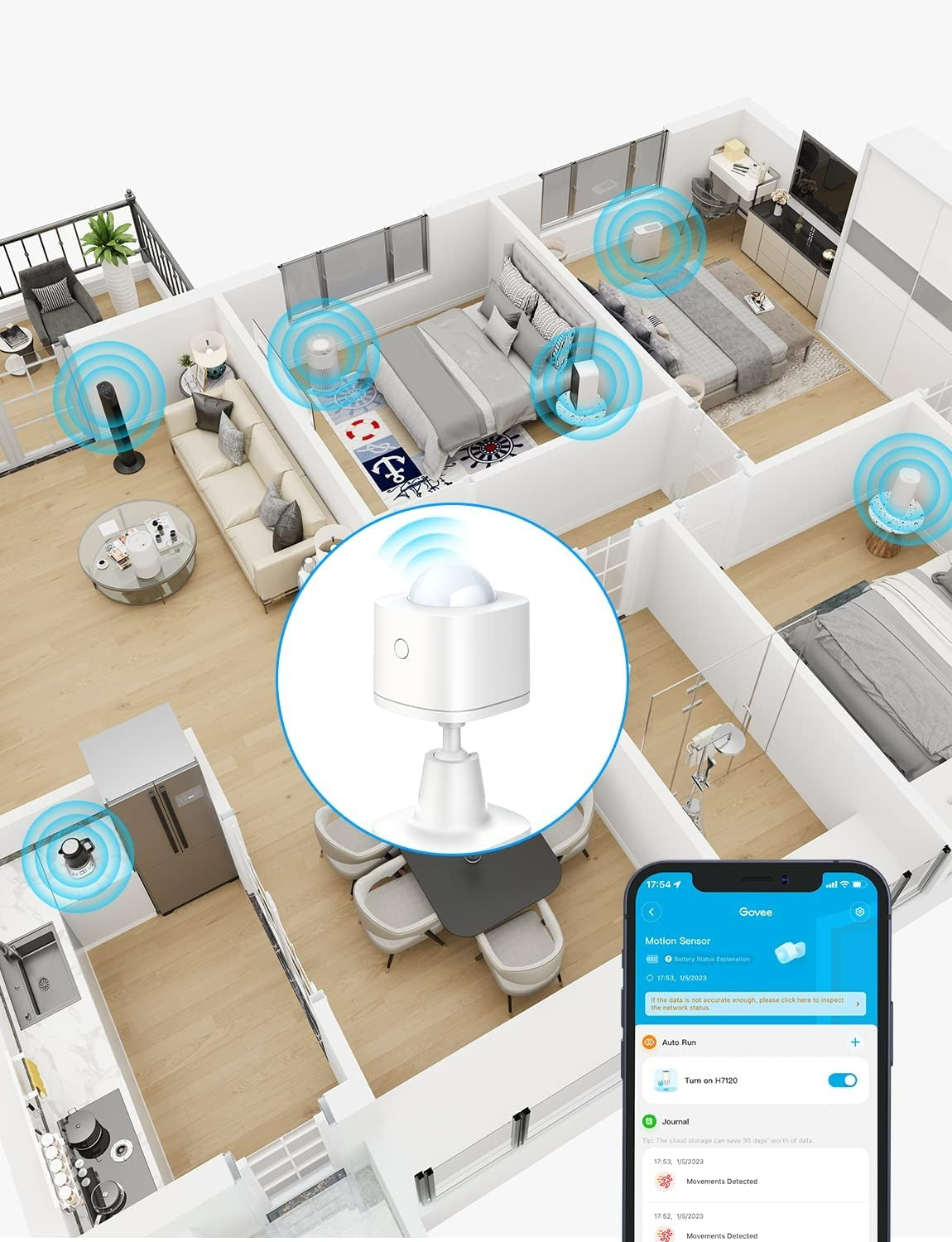 GoveeLife Smart Wireless Motion Sensor
