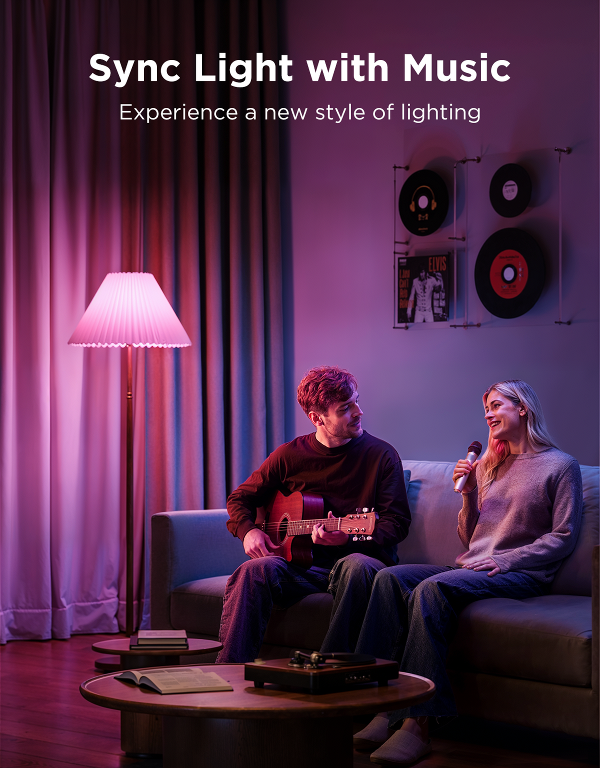 Govee BR30 Smart Colored Light Bulbs E26 850lm