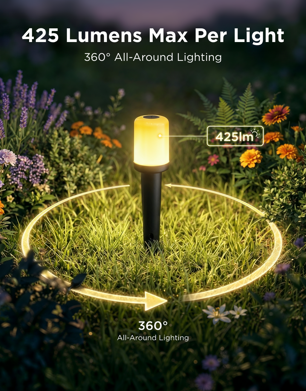 Govee Outdoor Cylinder Pathway Lights