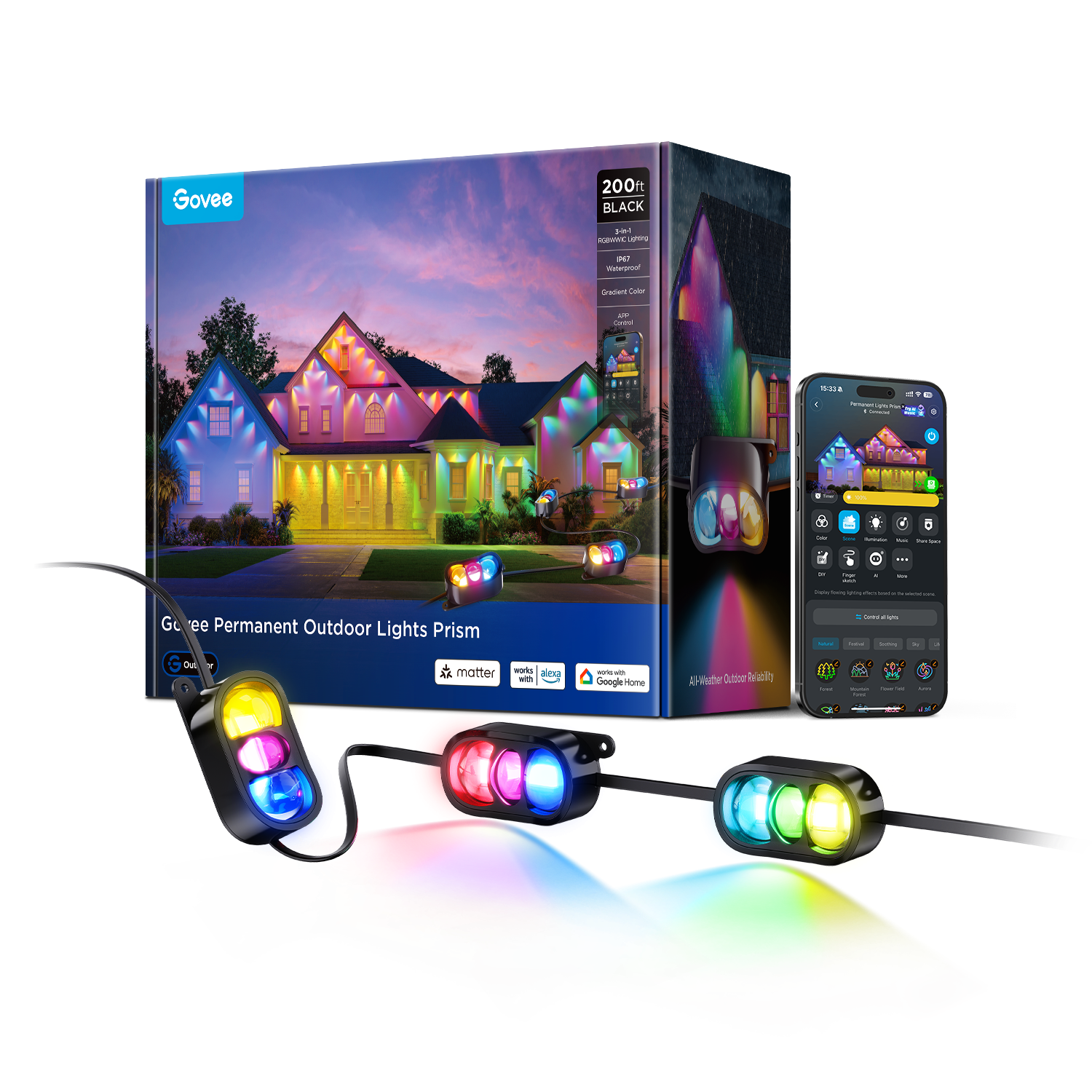 Govee Permanent Outdoor Lights Prism