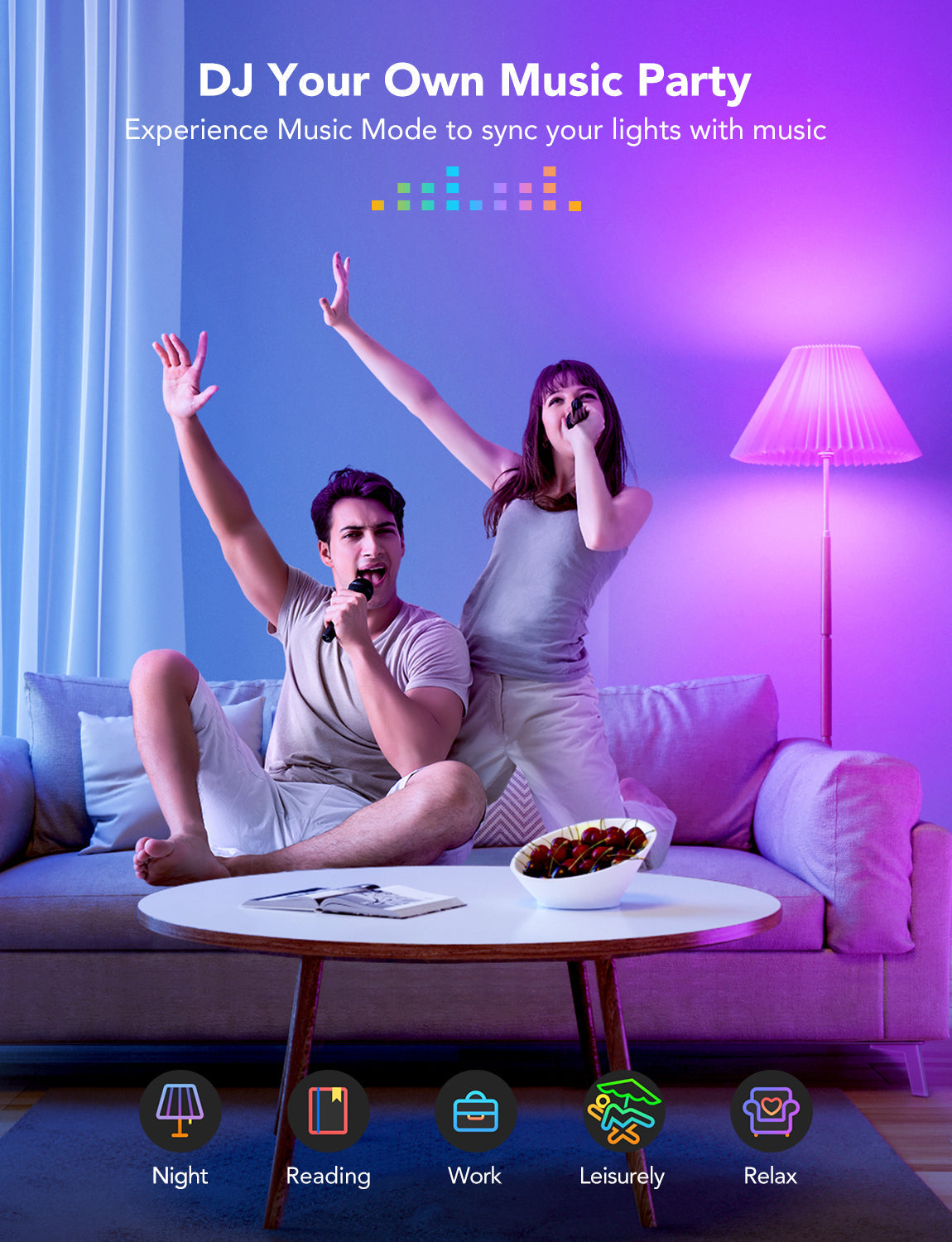 Govee A19 Smart LED Light Bulbs E26 1000lm