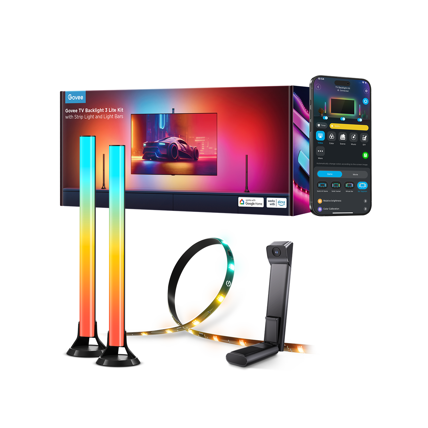 Govee TV Backlight 3 Lite Kit for 55-65 inches TVs