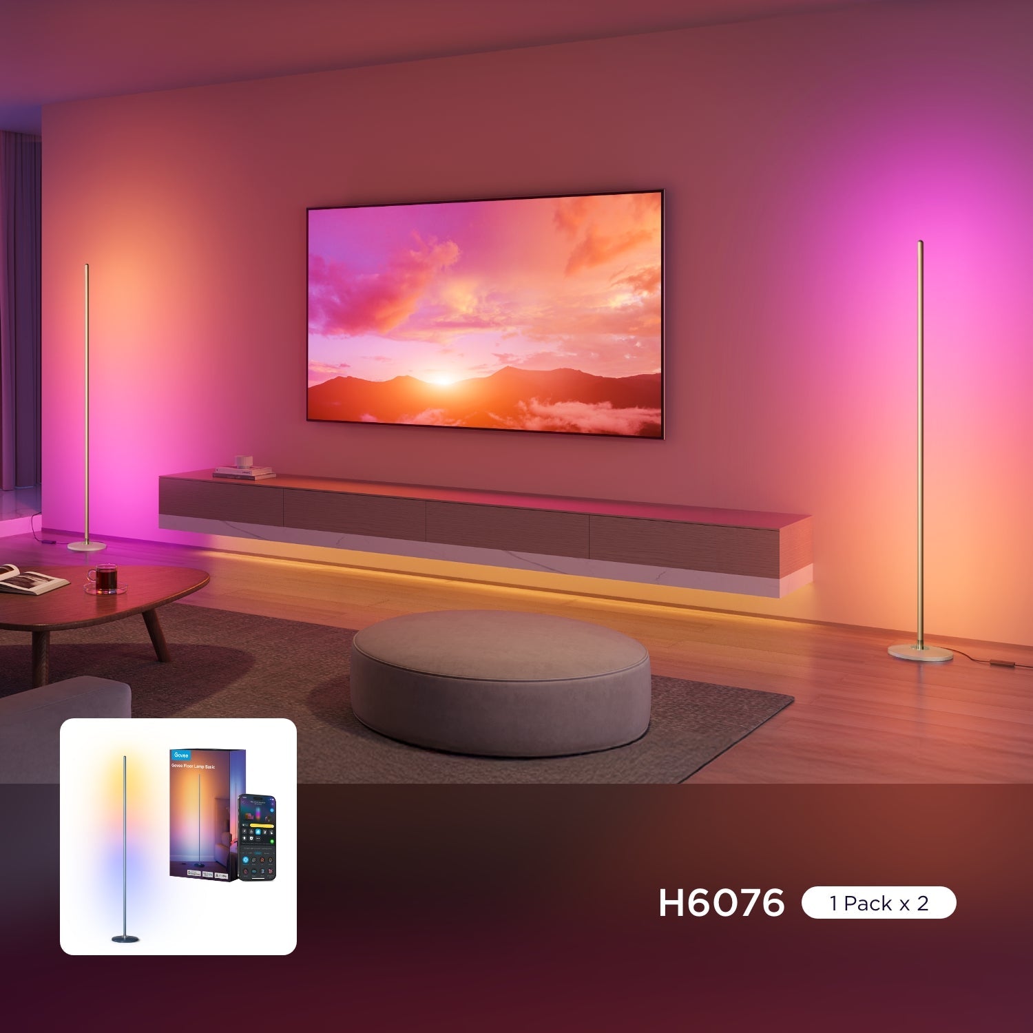 Govee RGBICW Smart Floor Lamp Basic