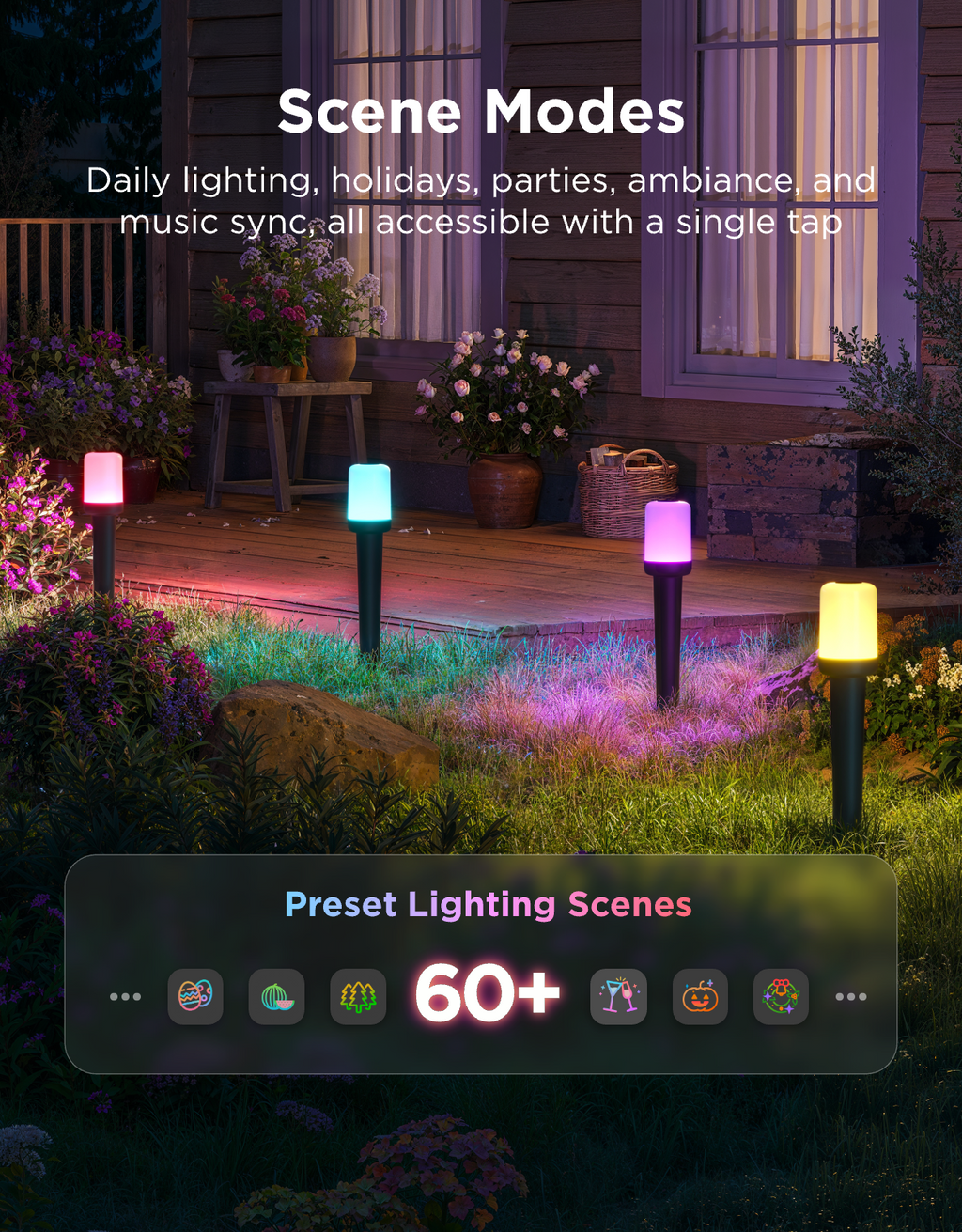 Govee Outdoor Cylinder Pathway Lights