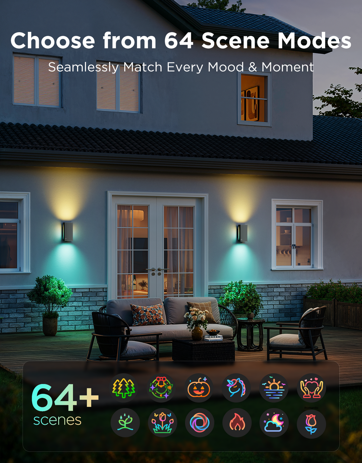 Govee Outdoor UpDown Wall Light