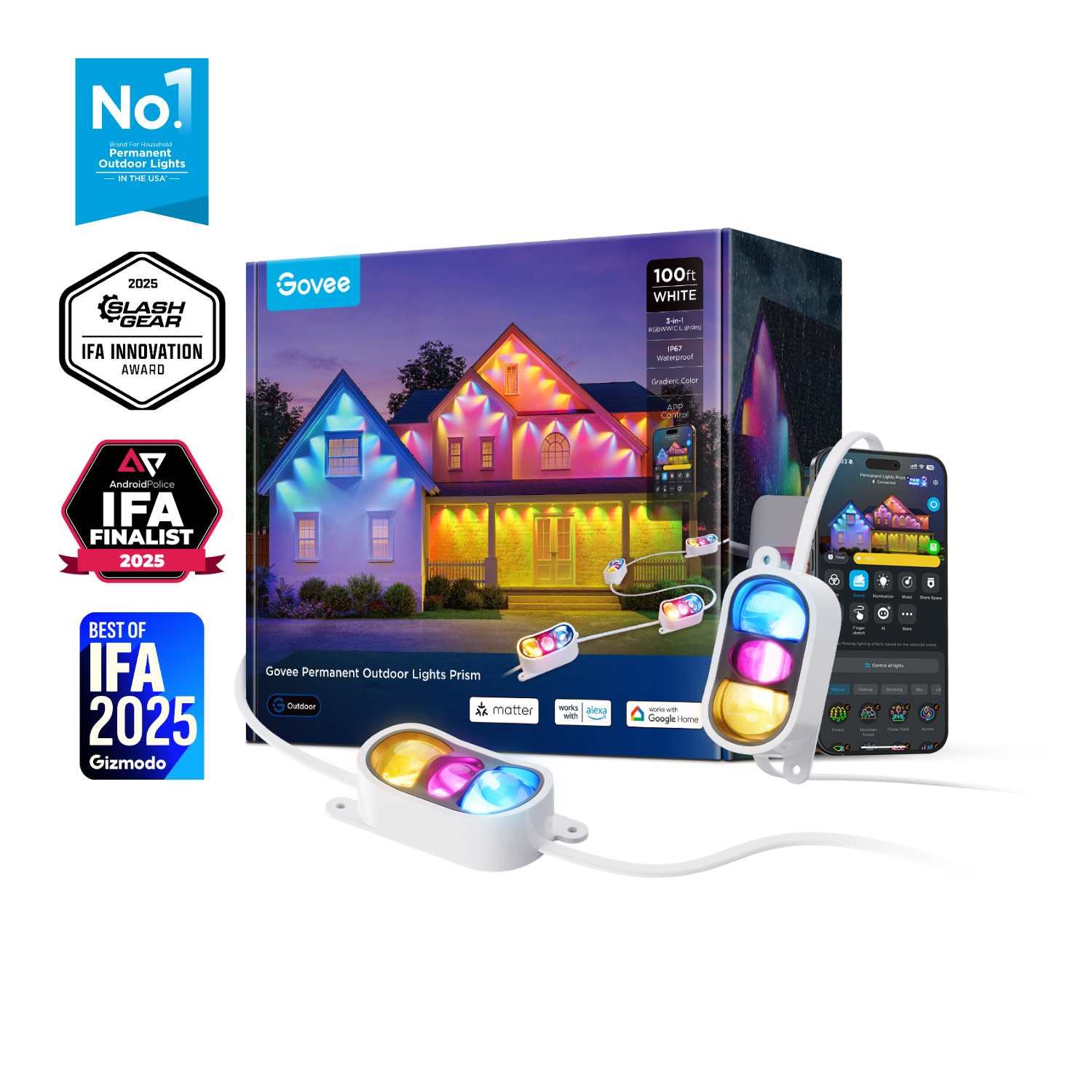 Govee Permanent Outdoor Lights Prism