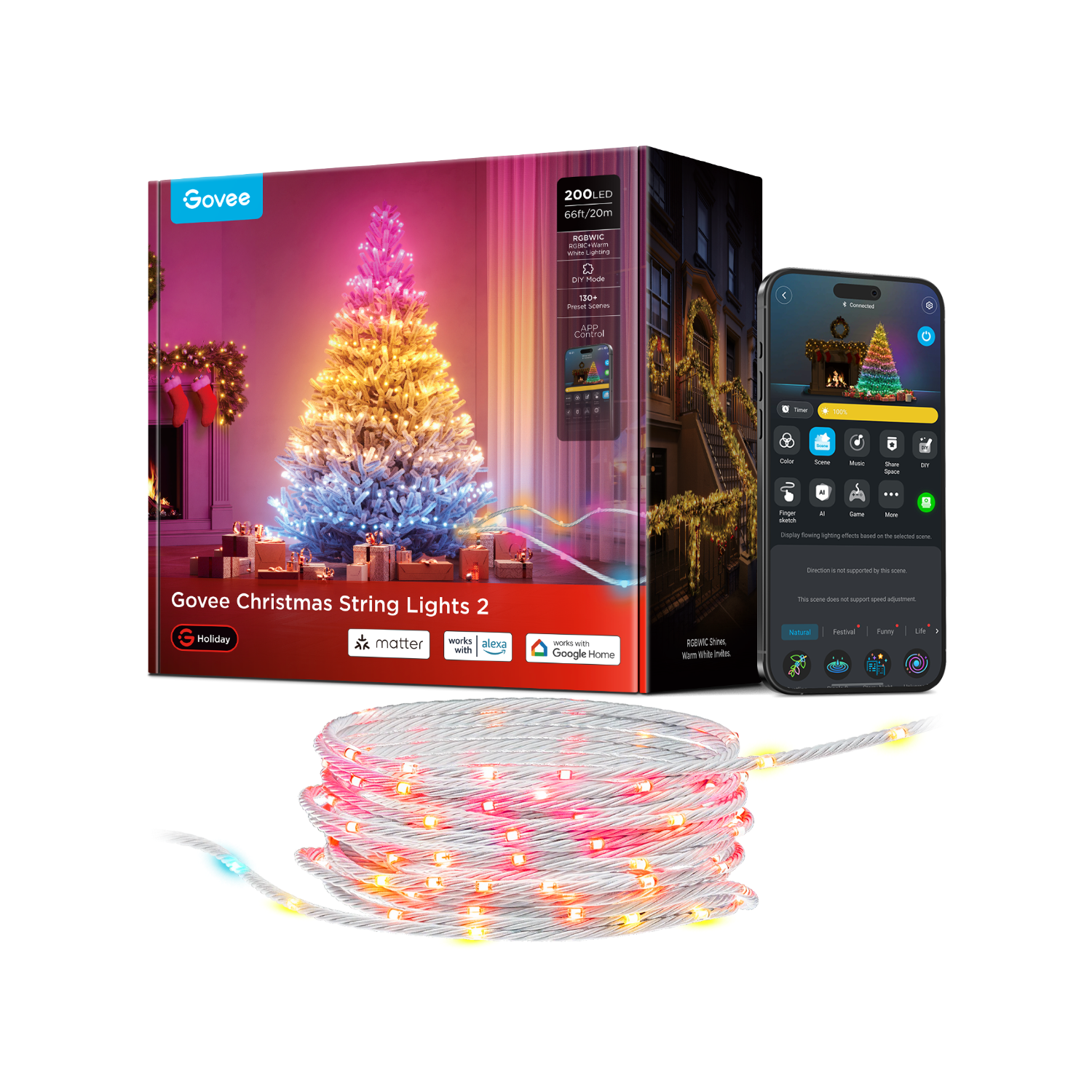 Govee Christmas String Lights 2