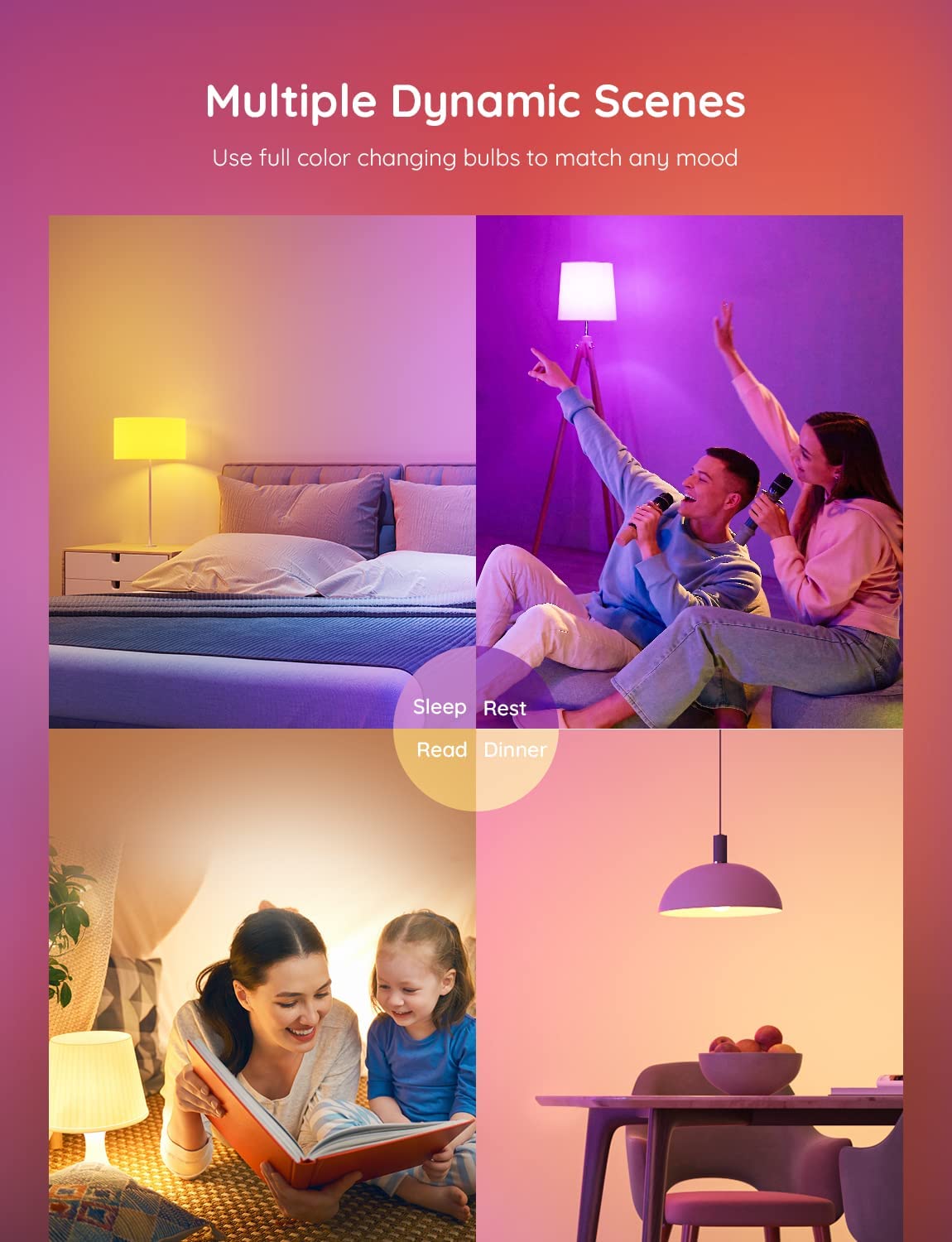 Govee A19 Smart LED Light Bulbs E26 800lm