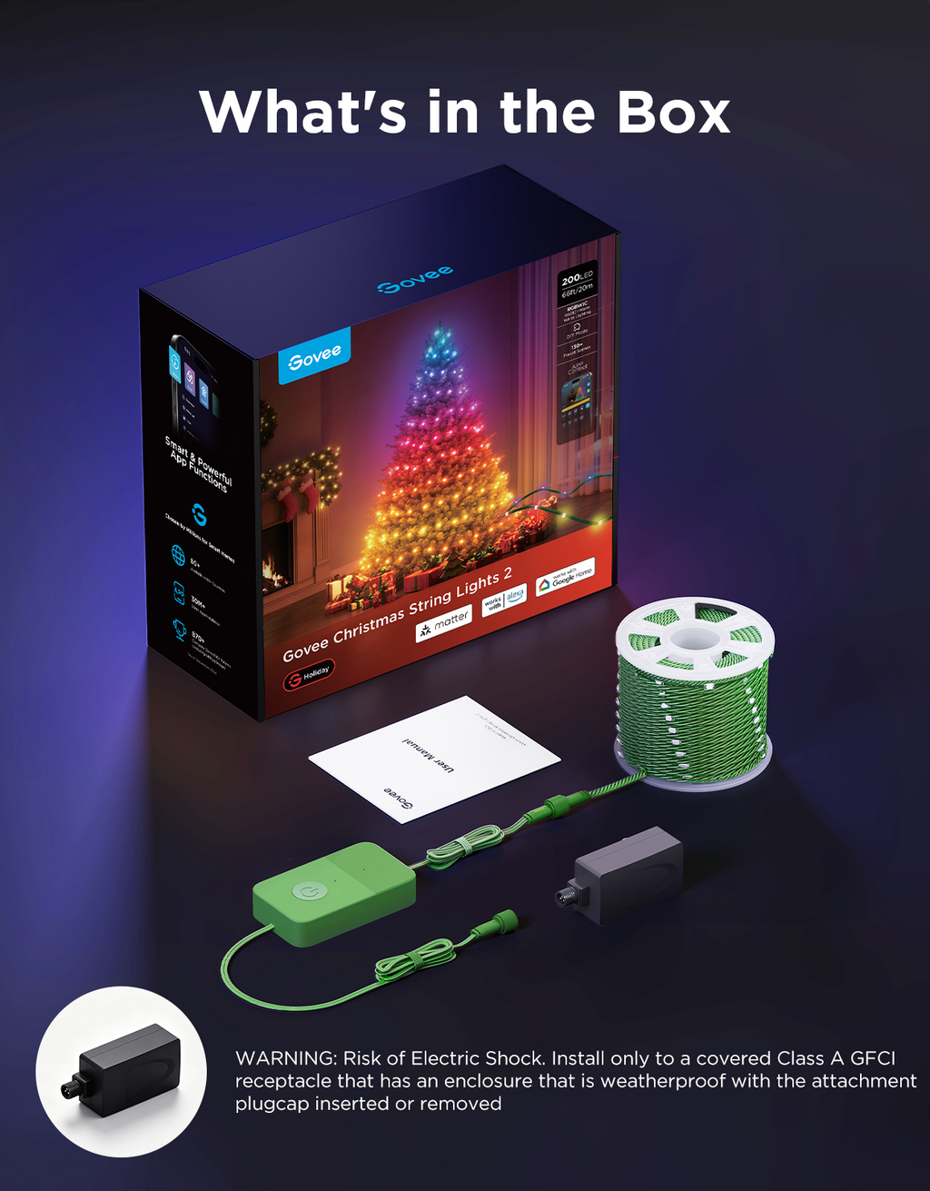 Govee Christmas String Lights 2