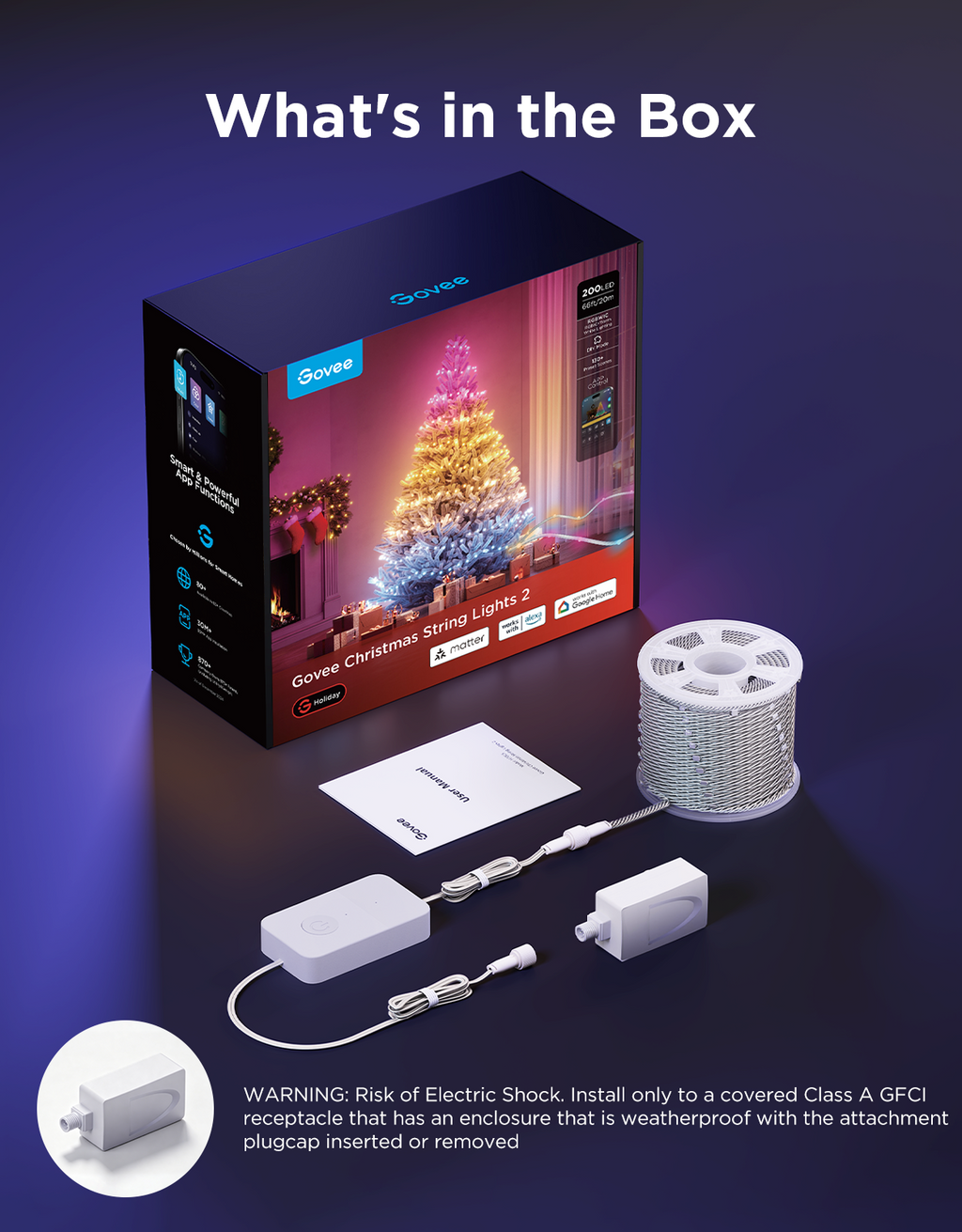 Govee Christmas String Lights 2