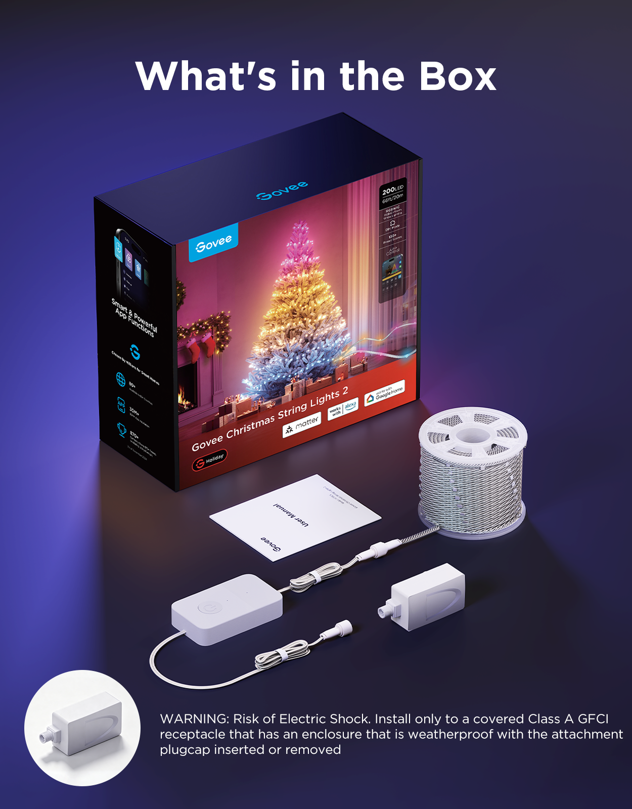 Govee Christmas String Lights 2