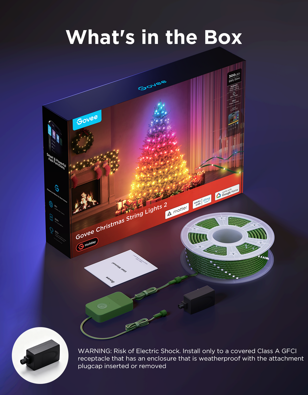 Govee Christmas String Lights 2