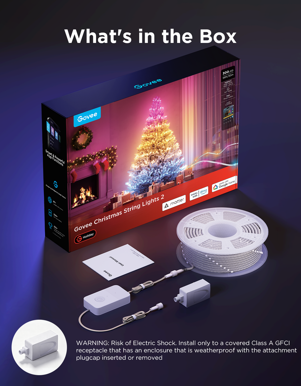 Govee Christmas String Lights 2