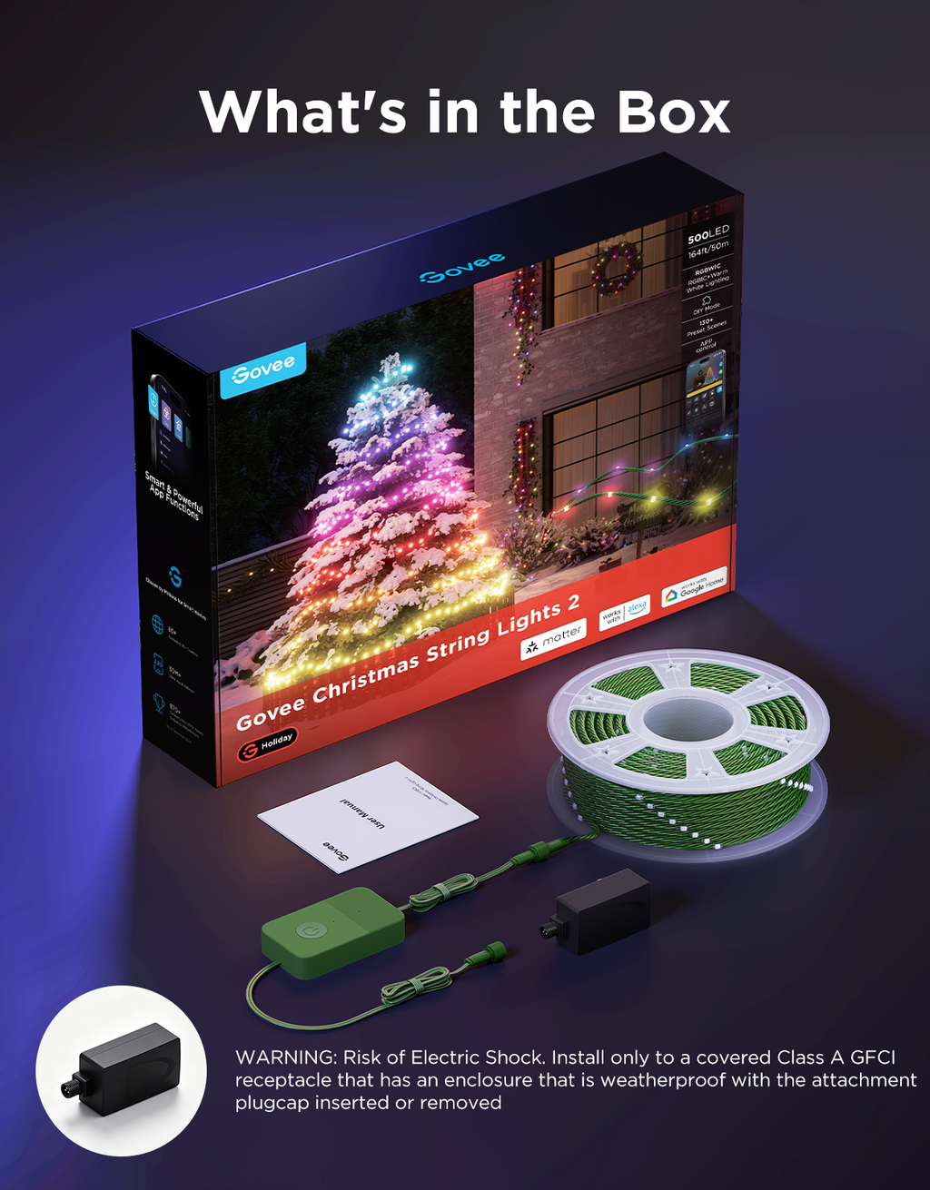Govee Christmas String Lights 2