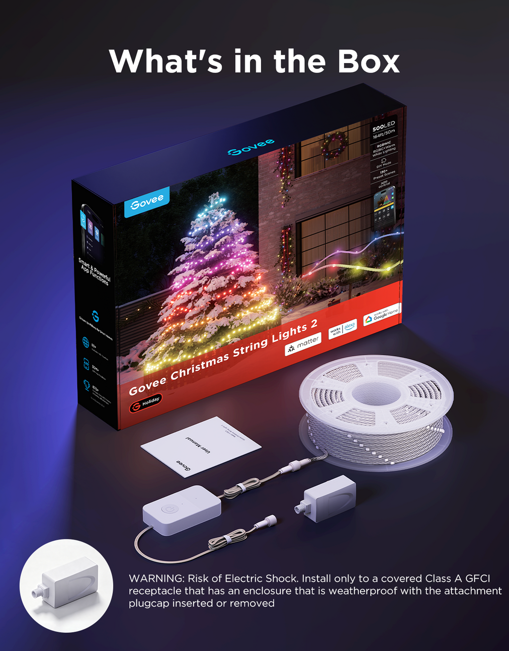 Govee Christmas String Lights 2