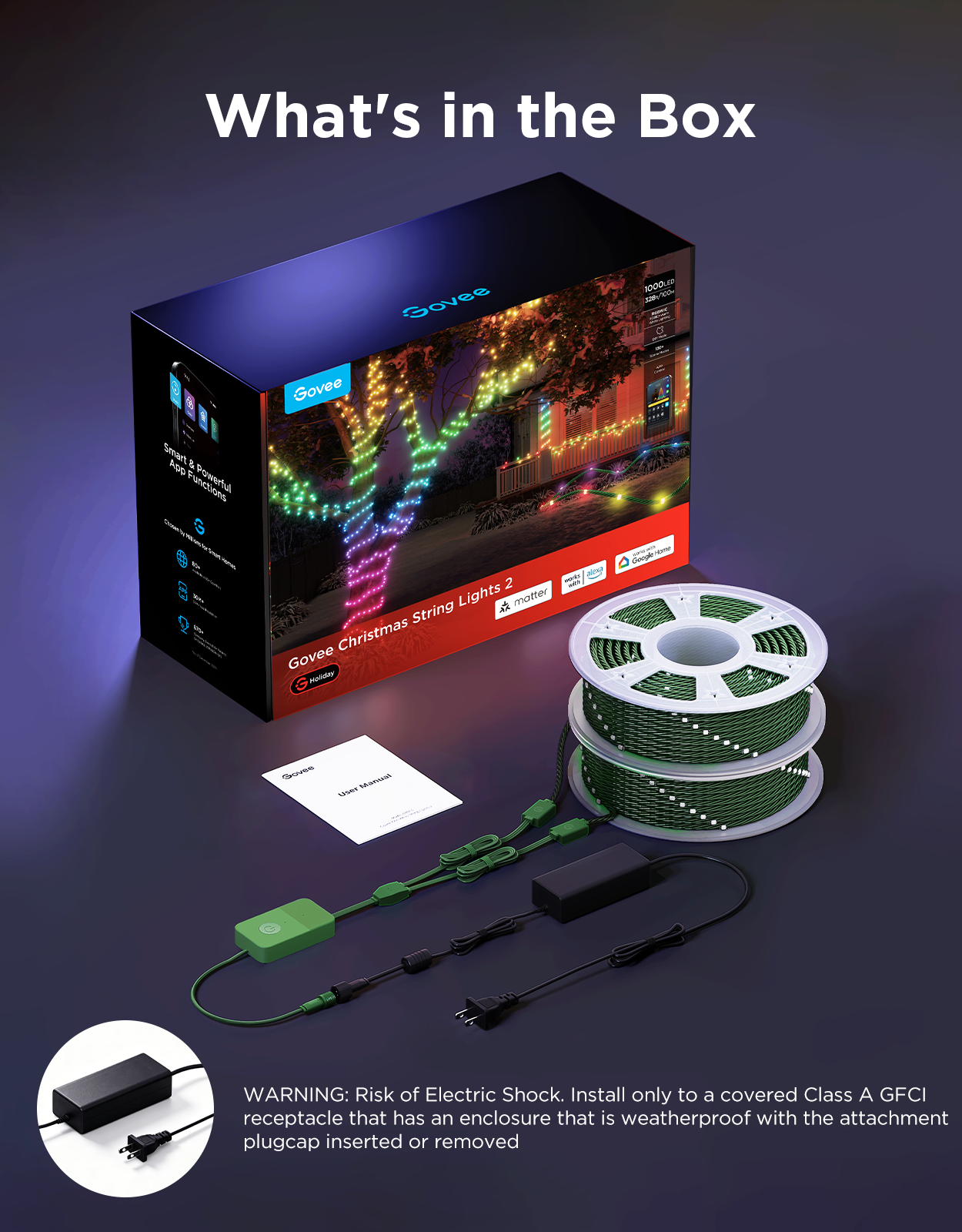 Govee Christmas String Lights 2
