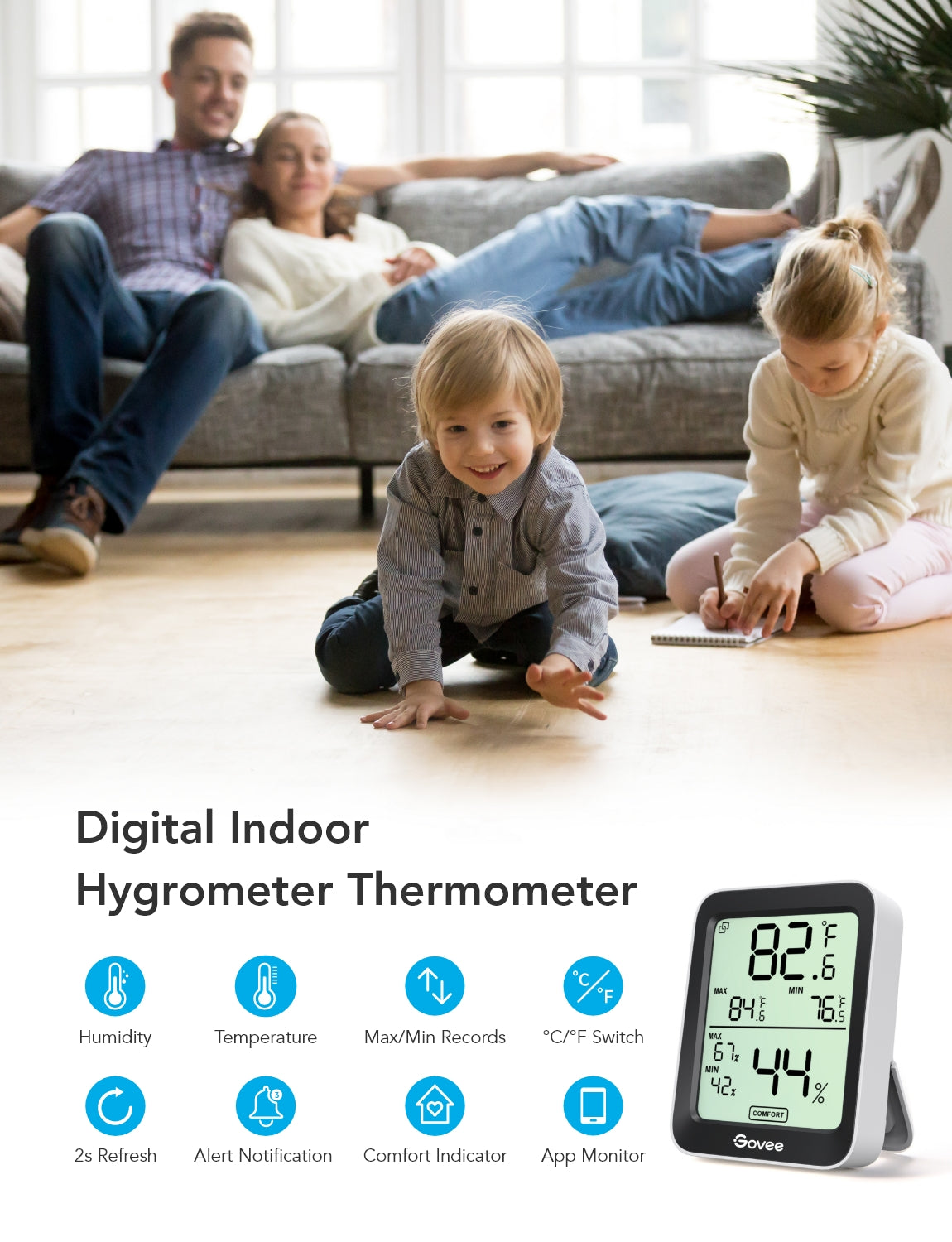 Govee Bluetooth Hygrometer Thermometer