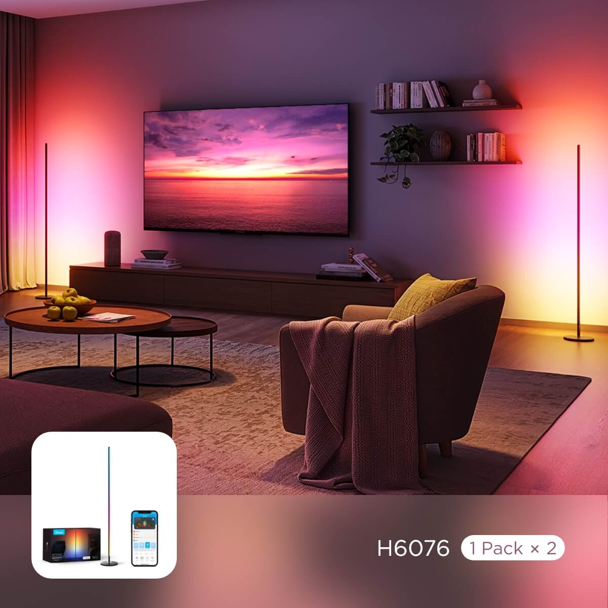 Govee RGBICW Smart Floor Lamp Basic