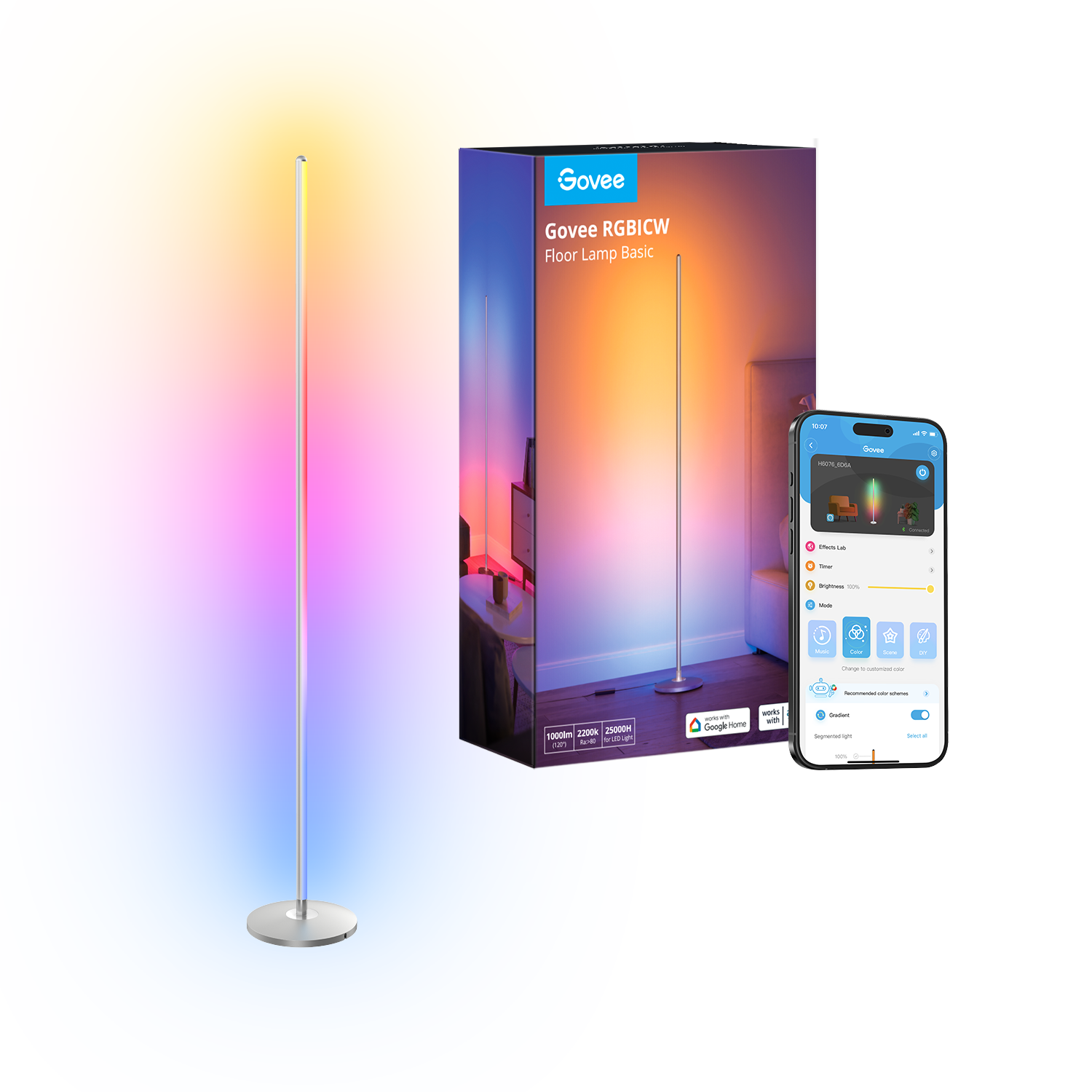 Govee RGBICW Smart Floor Lamp Basic