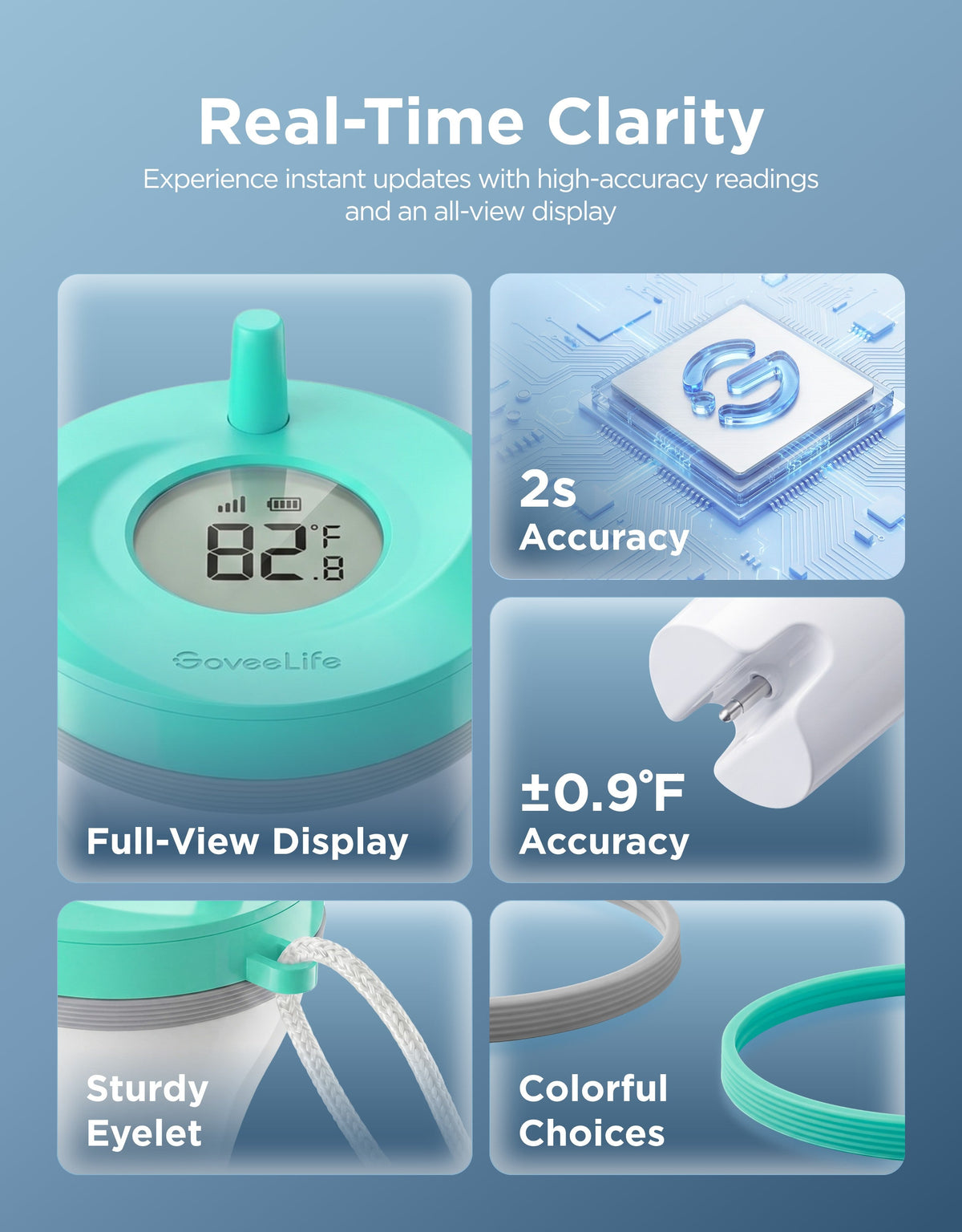 GoveeLife Smart Pool Thermometer P2