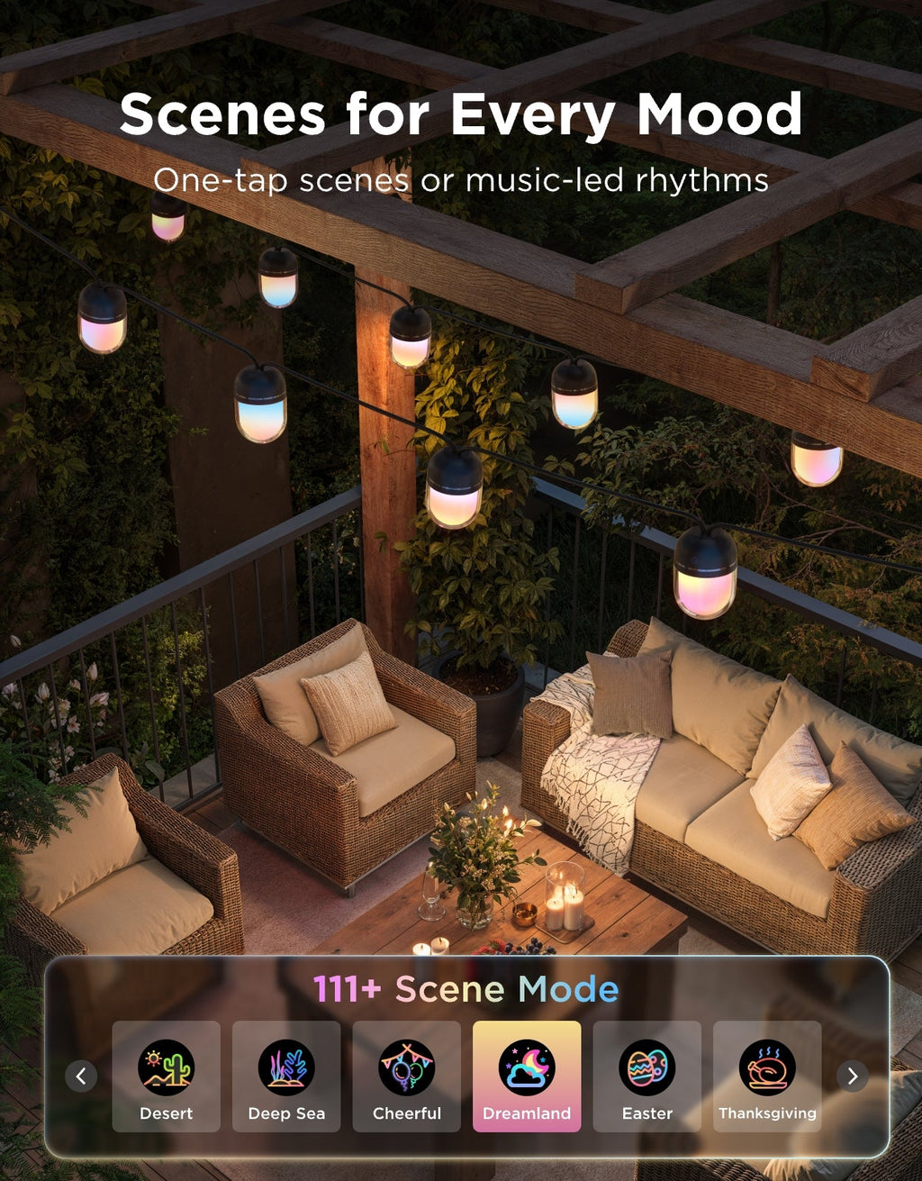 Govee Outdoor Chromatic String Lights