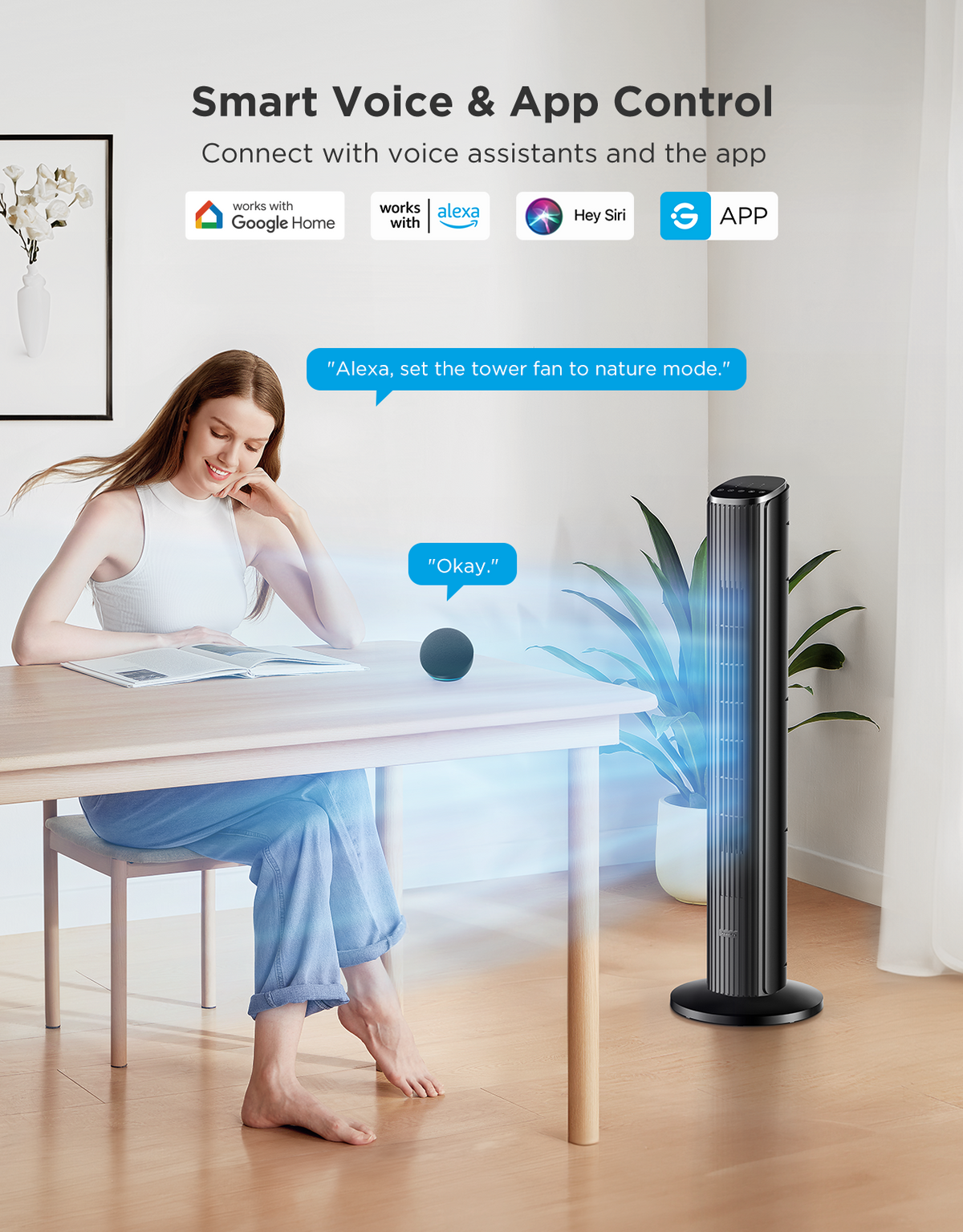 GoveeLife 36'' Smart Tower Fan 2