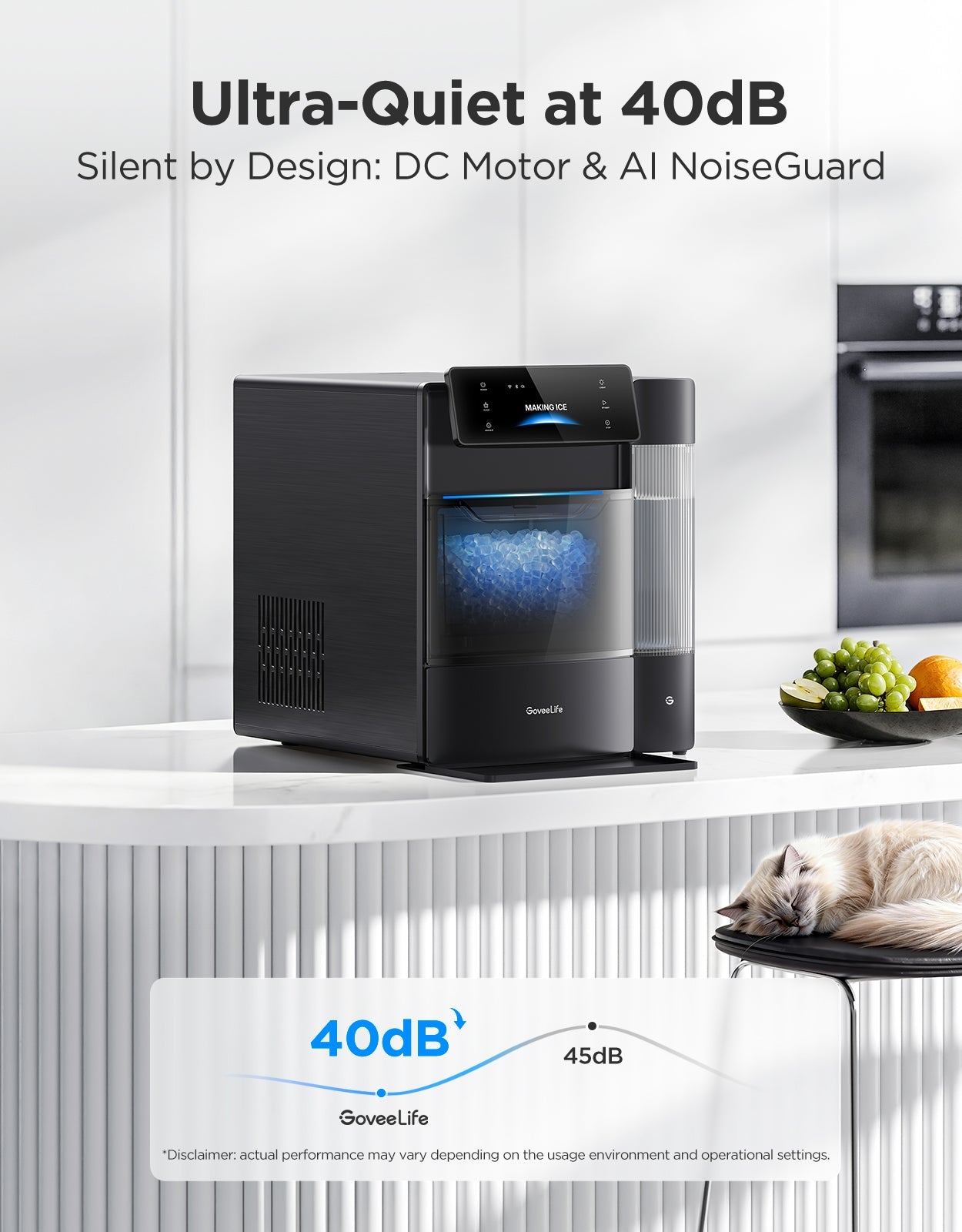 GoveeLife Smart Nugget Ice Maker Pro