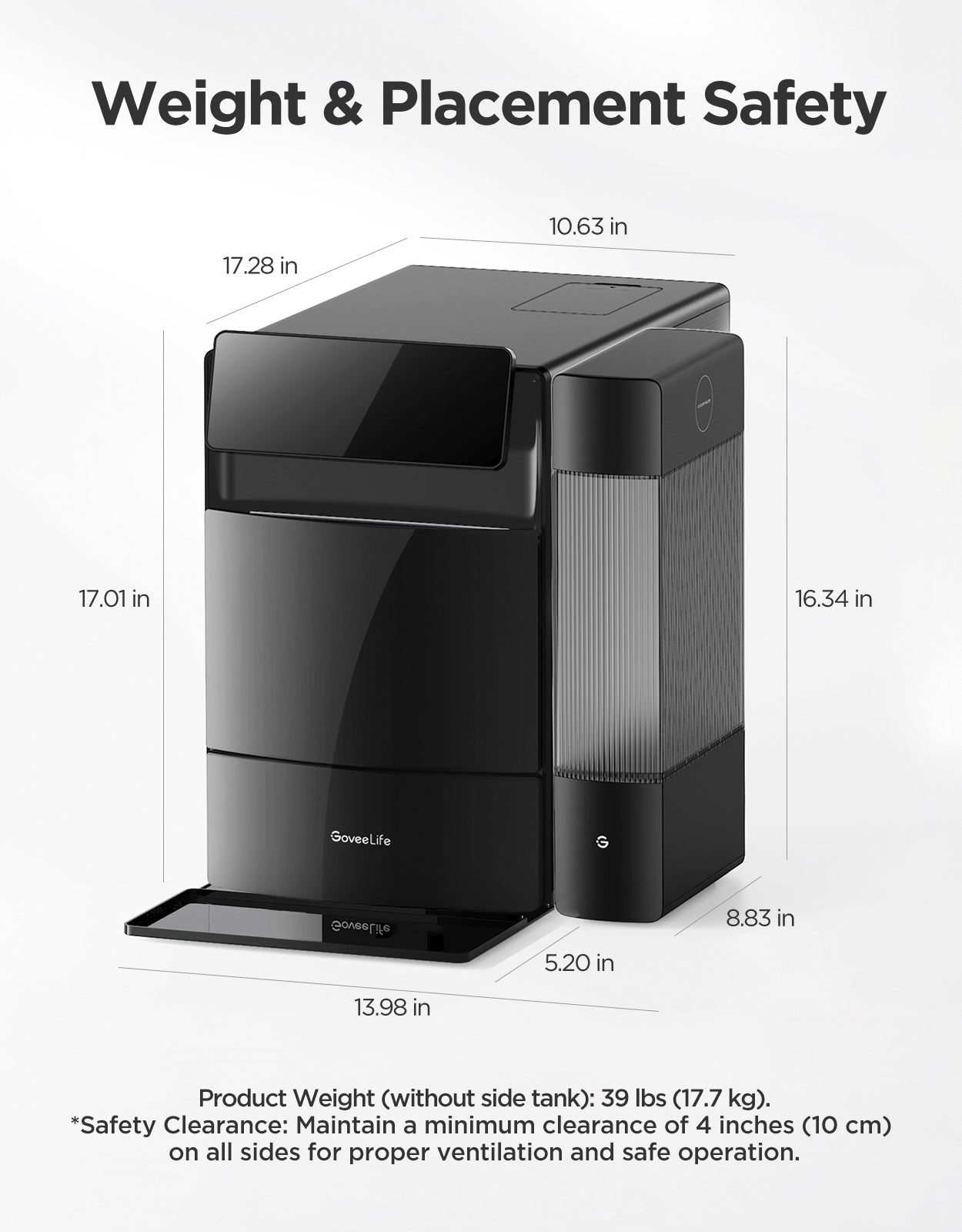 GoveeLife Smart Nugget Ice Maker Pro