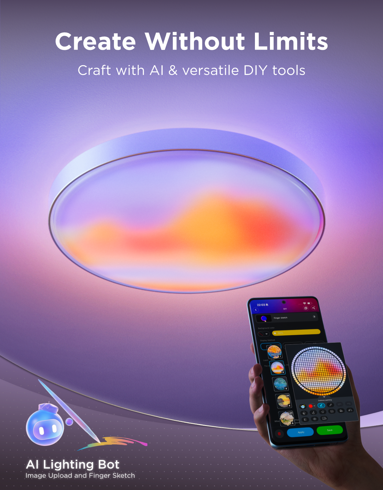 Govee 21-Inch Smart Ceiling Light Ultra