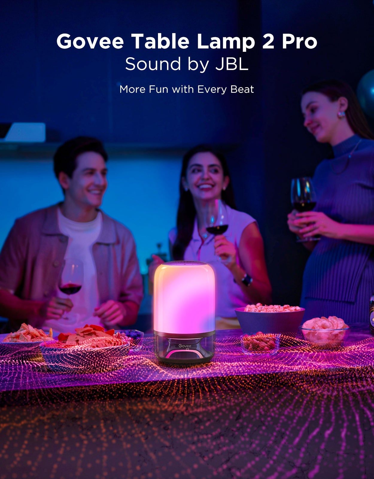 Govee Table Lamp 2 Pro x Sound by JBL
