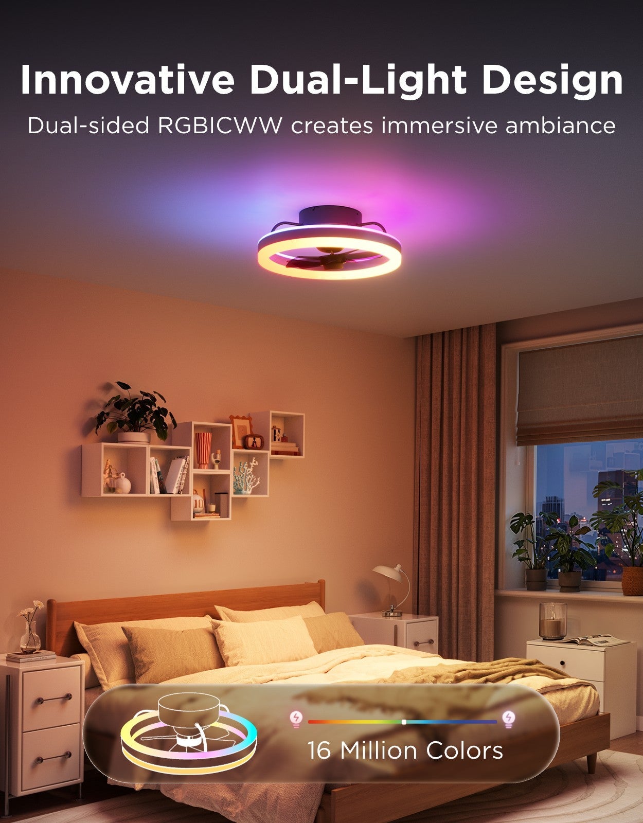 Govee 20-Inch Ceiling Fan With Lights