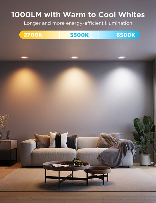 Govee 6-Inch Smart Retrofit Recessed Can Lights