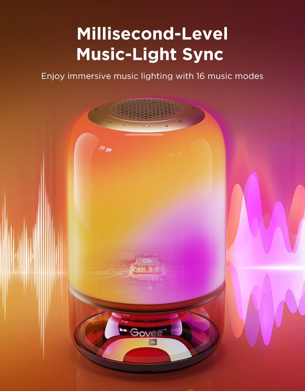 Govee Table Lamp 2 Pro x Sound by JBL
