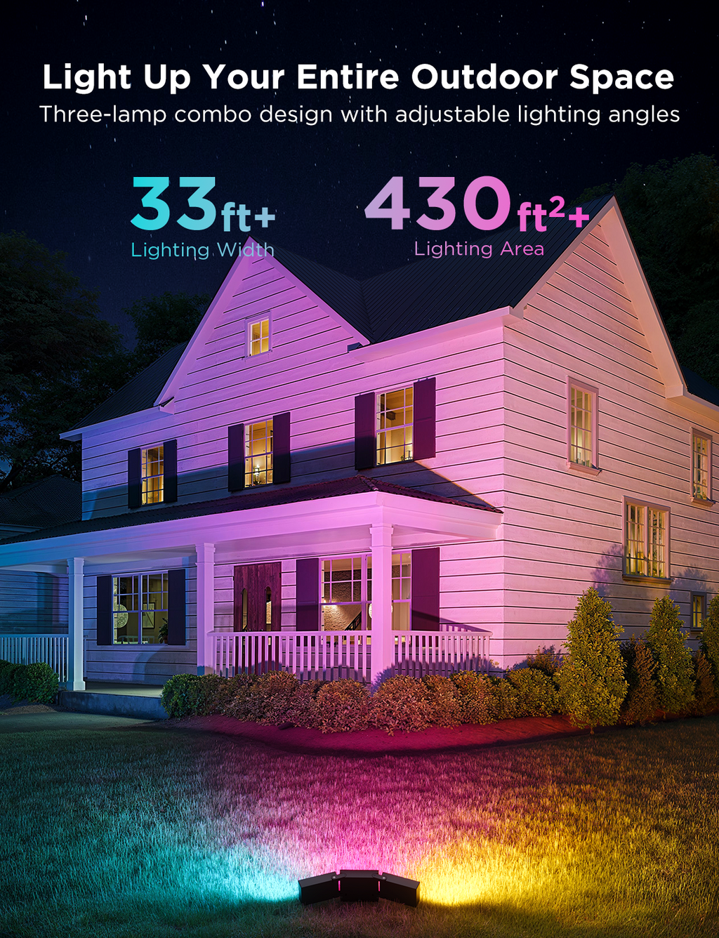 Govee Outdoor Triad Flood Lights