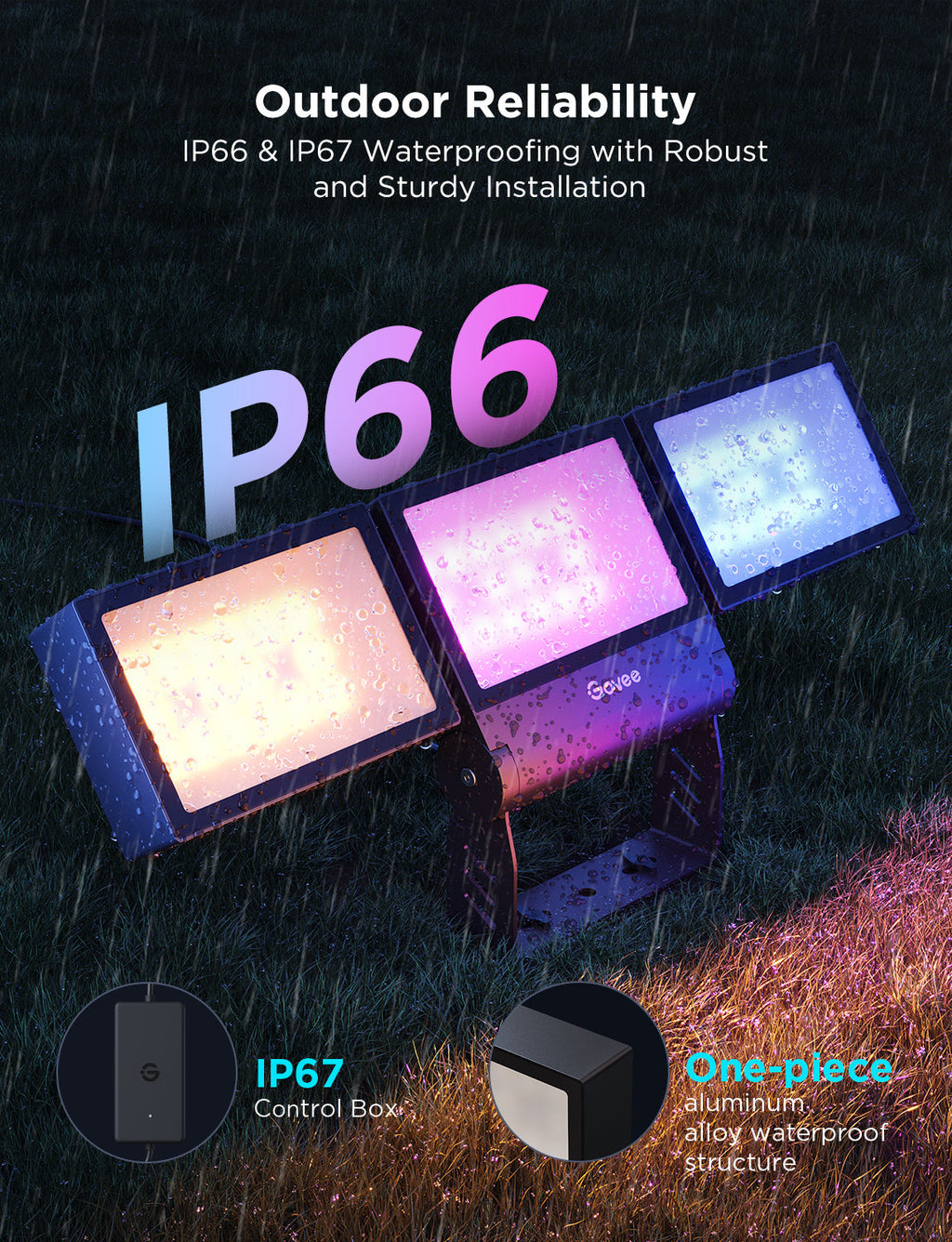 Govee Outdoor Triad Flood Lights