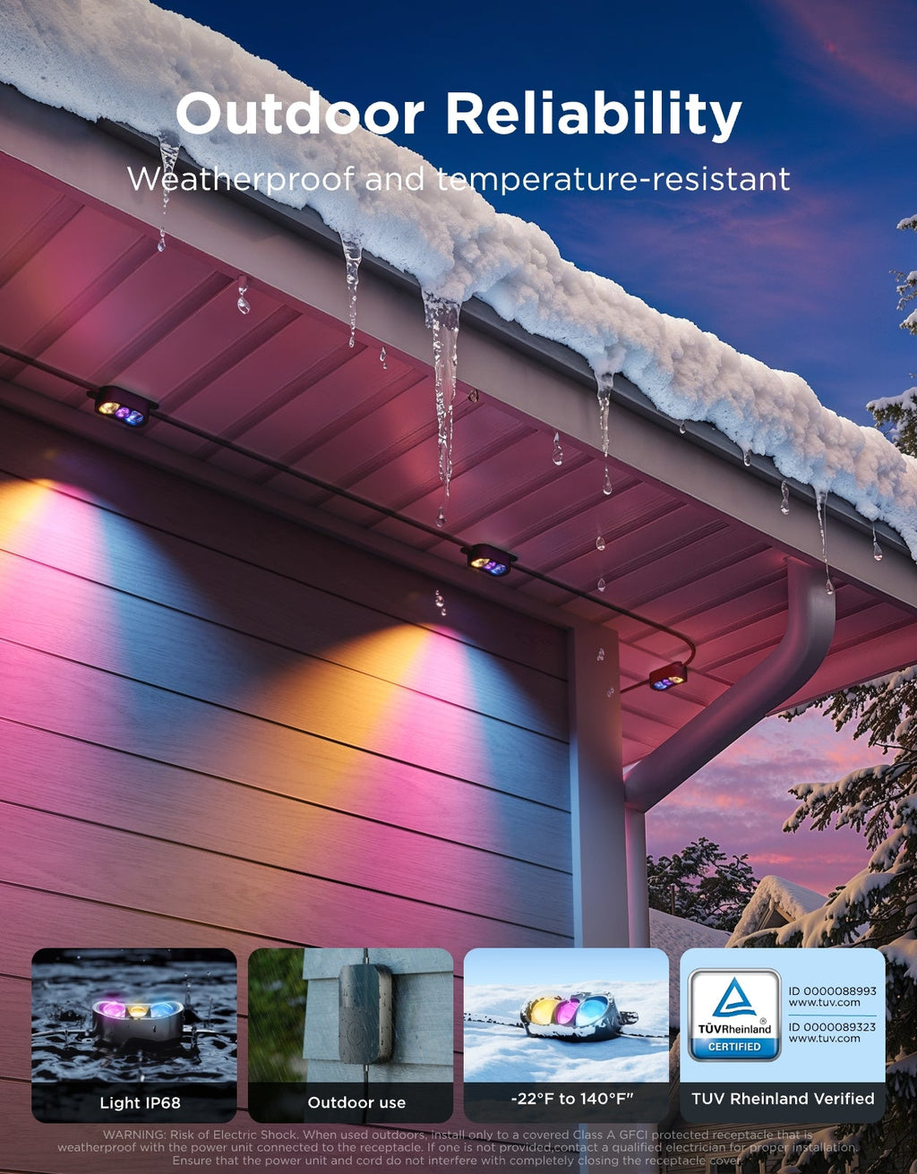 Govee Permanent Outdoor Lights Prism