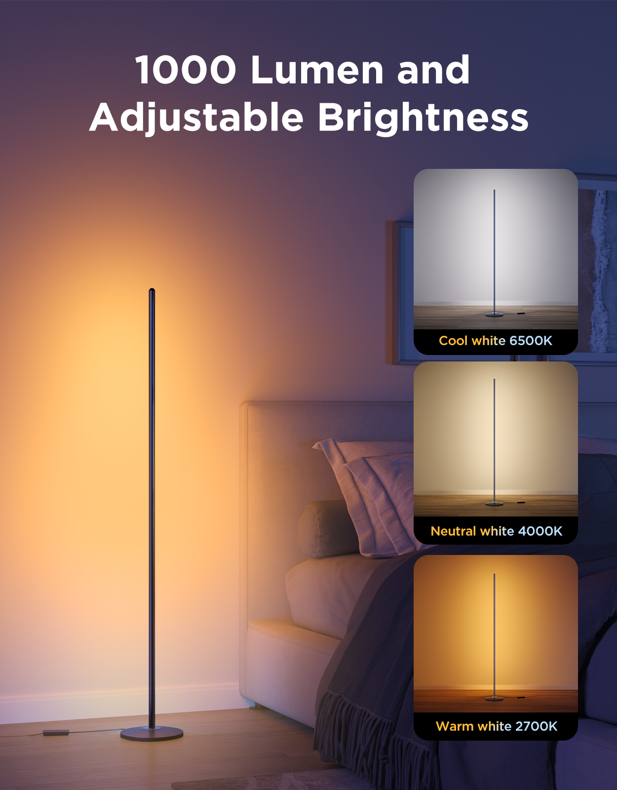 Govee RGBICW Smart Floor Lamp Basic