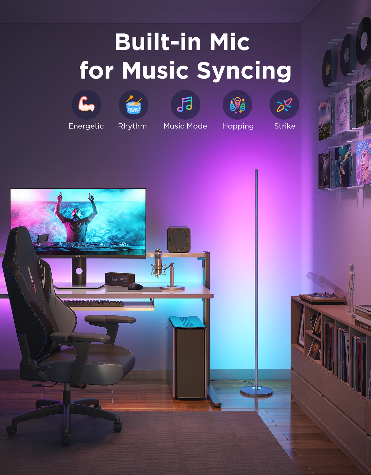 Govee RGBICW Smart Floor Lamp Basic