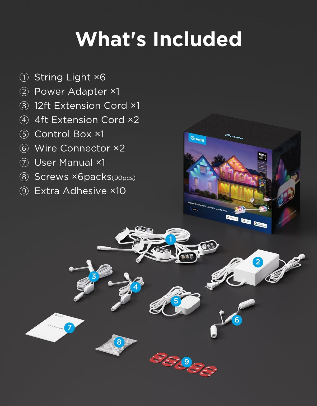 Govee Permanent Outdoor Lights Prism