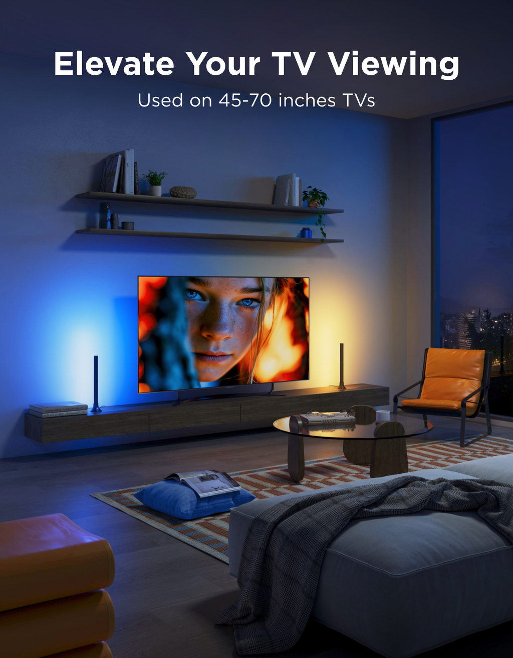 Govee RGBWIC TV Light Bars for 45-70 inch TVs