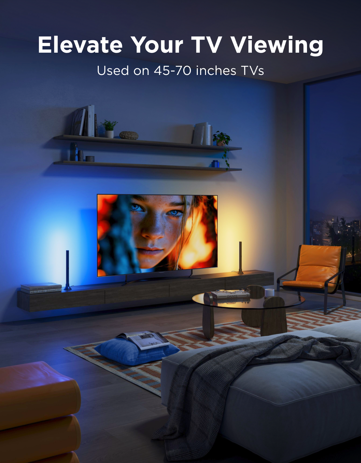 Govee RGBWIC TV Light Bars for 45-70 inch TVs