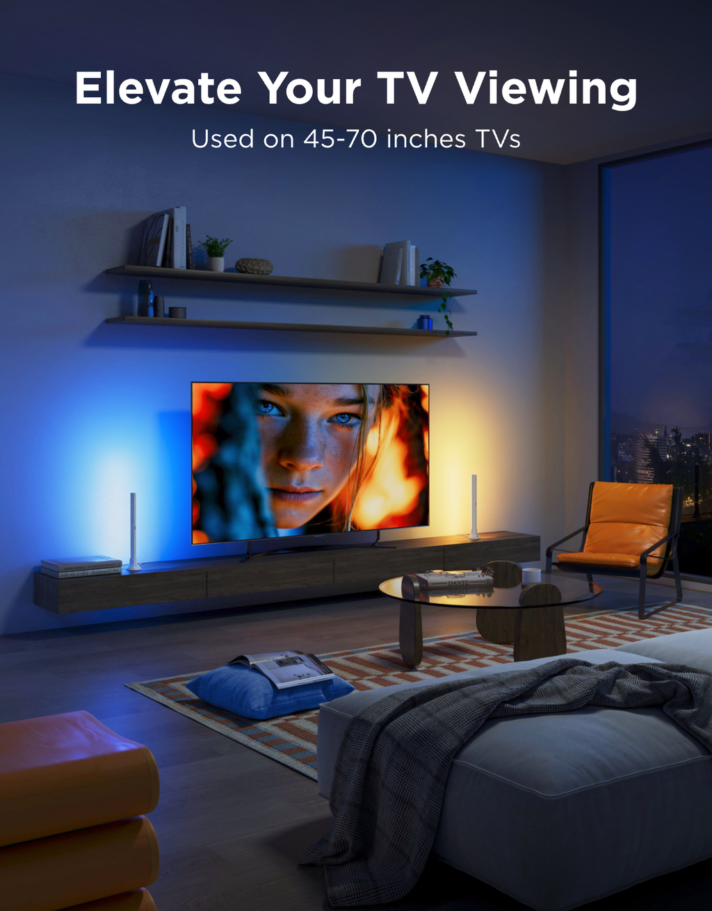 Govee RGBWIC TV Light Bars for 45-70 inch TVs