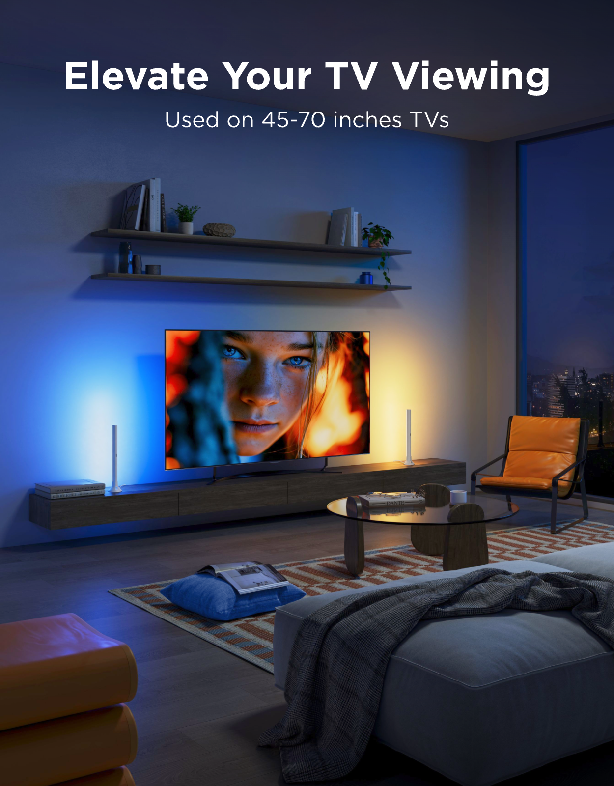 Govee RGBWIC TV Light Bars for 45-70 inch TVs